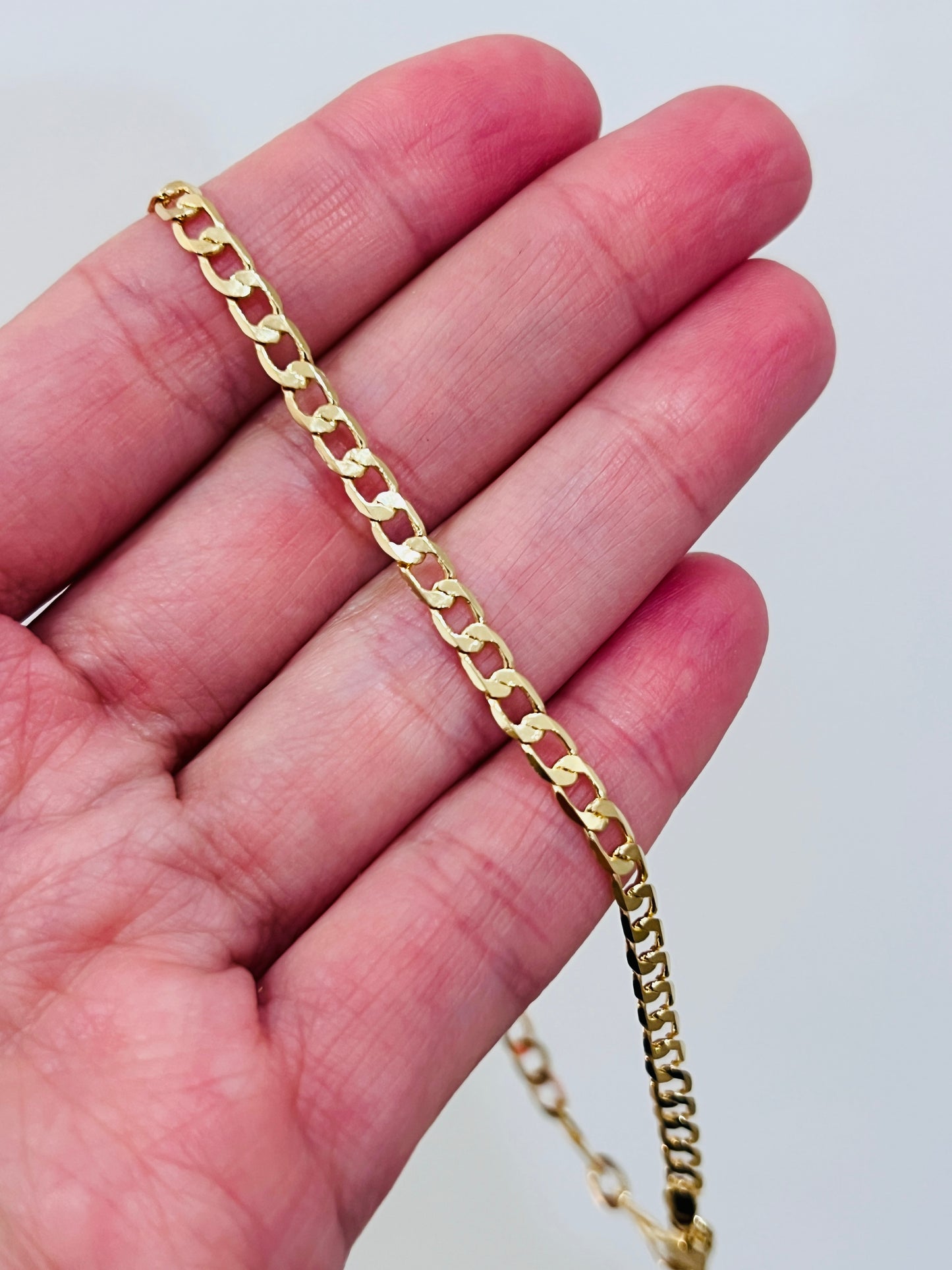 Gold Filled 4mm Curb Bracelet | Classic Bold Shine