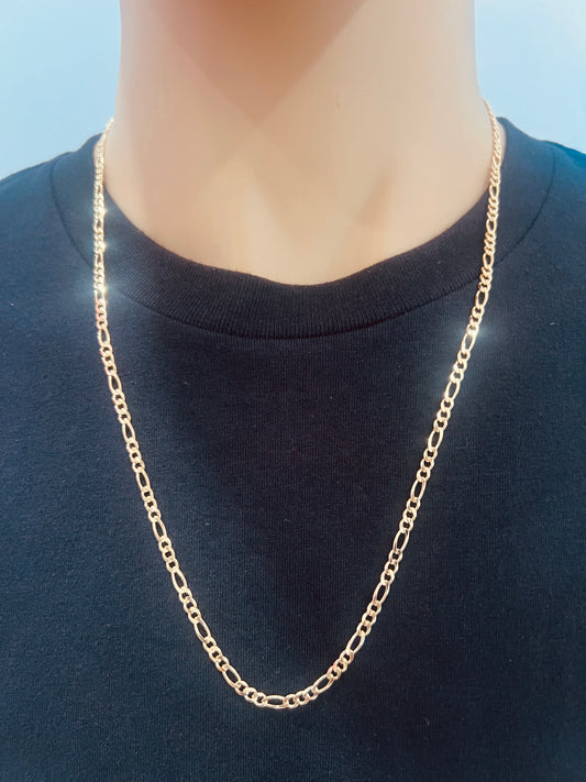 Gold Filled 2.5mm Figaro Chain | Men's & Women's Everyday Necklace
