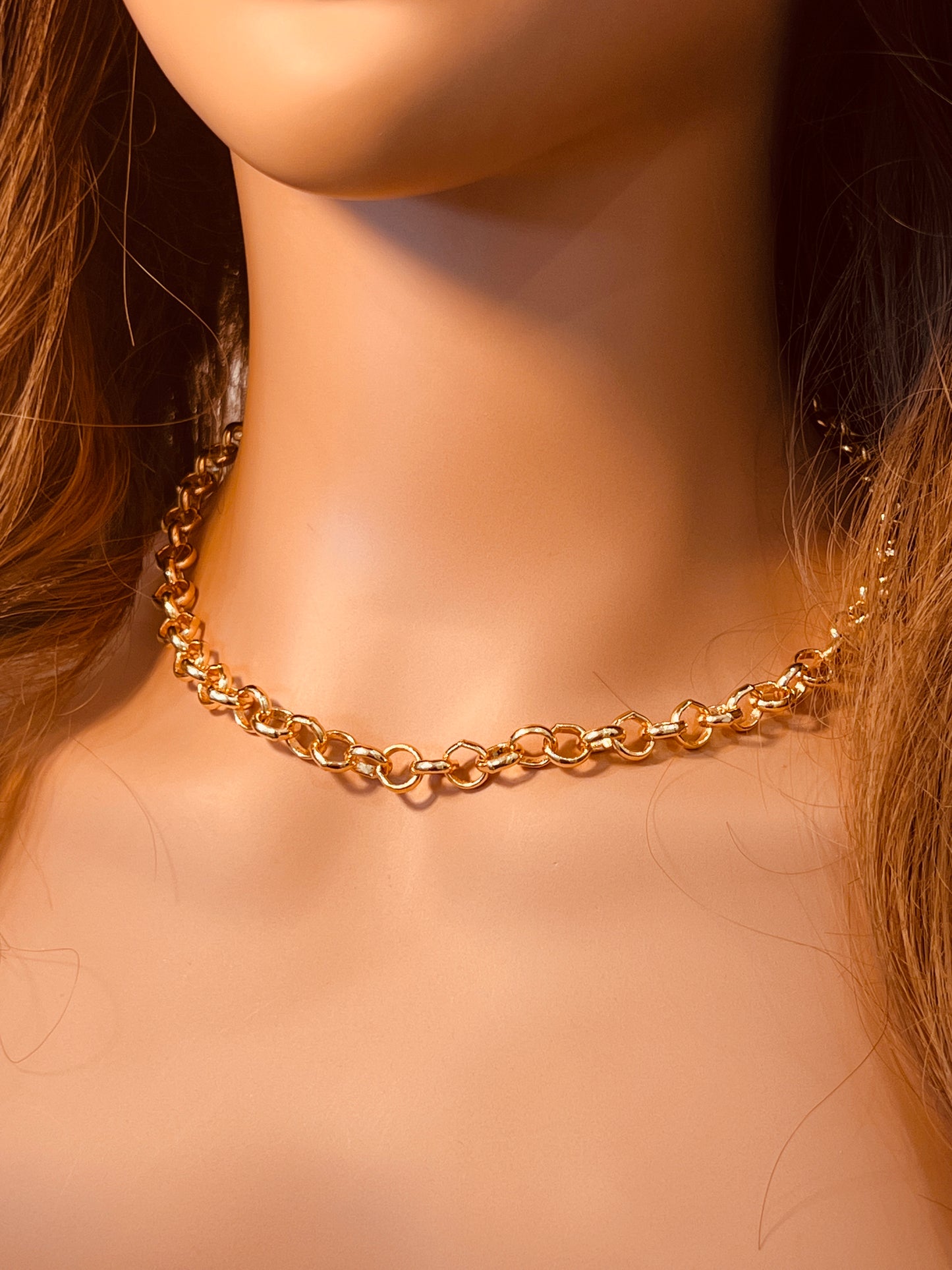 Gold Filled 8mm Cable Necklace | 18" Durable Chain
