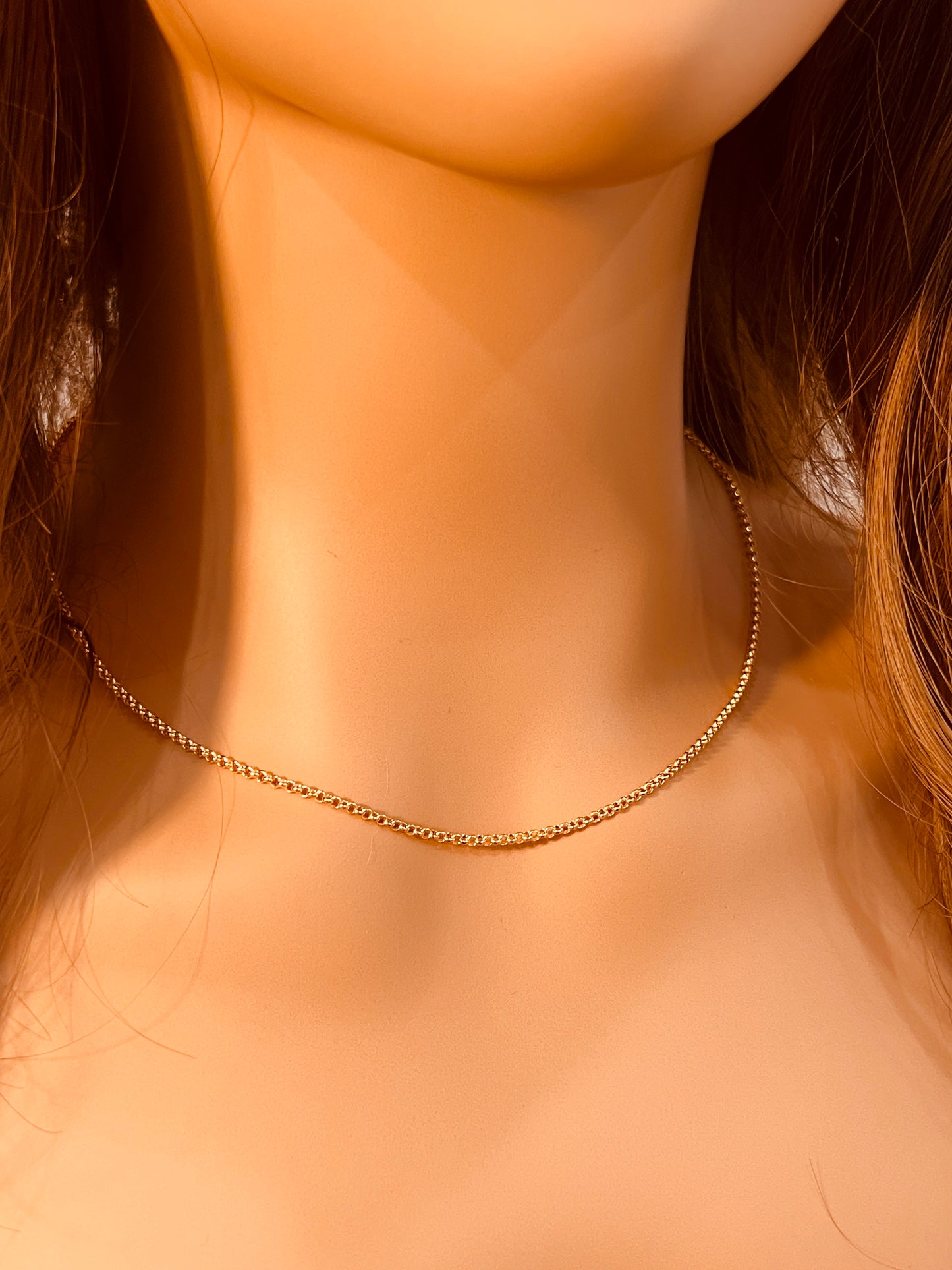Gold Filled Rolo Necklace | 1.5mm Classic Chain | 16–20