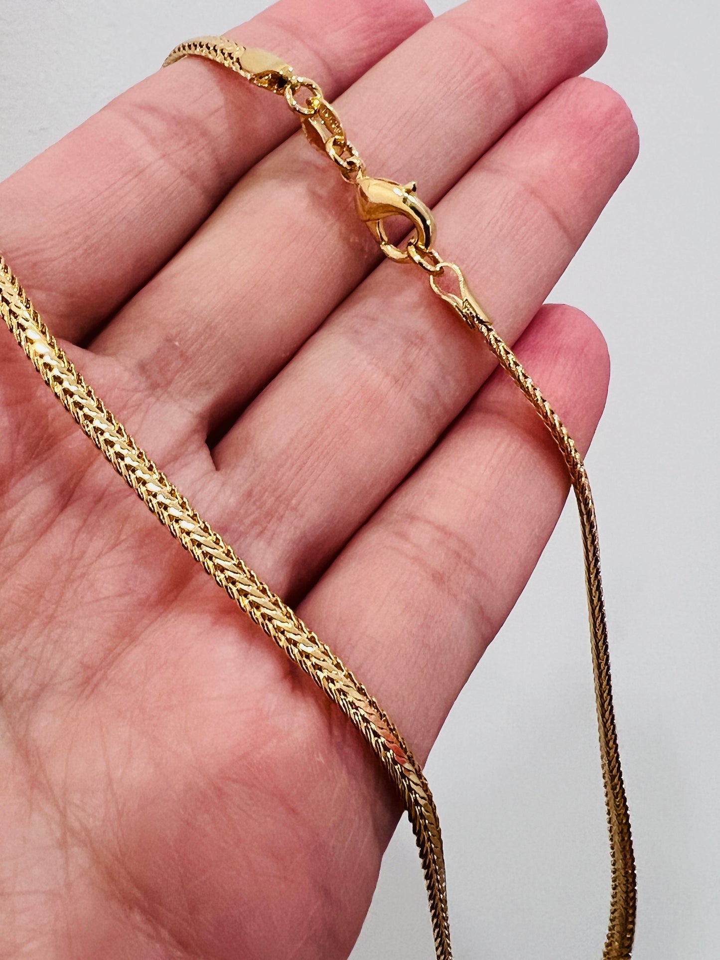 Gold Filled Woven Mesh Necklace | 2.8mm | 16–20 Inch