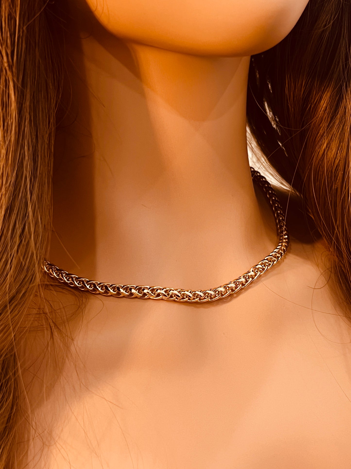 Gold Filled Wheat Necklace | 5mm Chain | 18–20 Inch