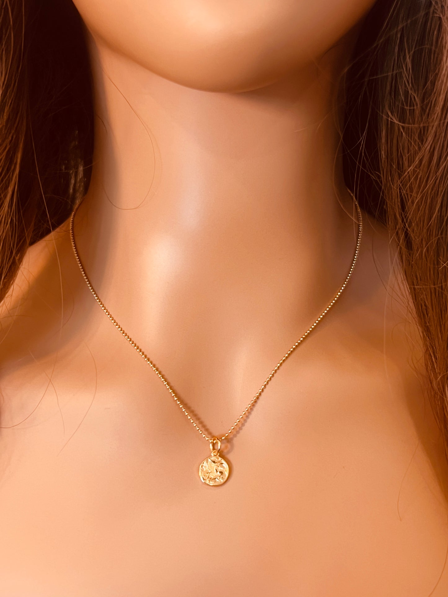 Gold Filled Nativity Charm Necklace | 18K Pendant Chain