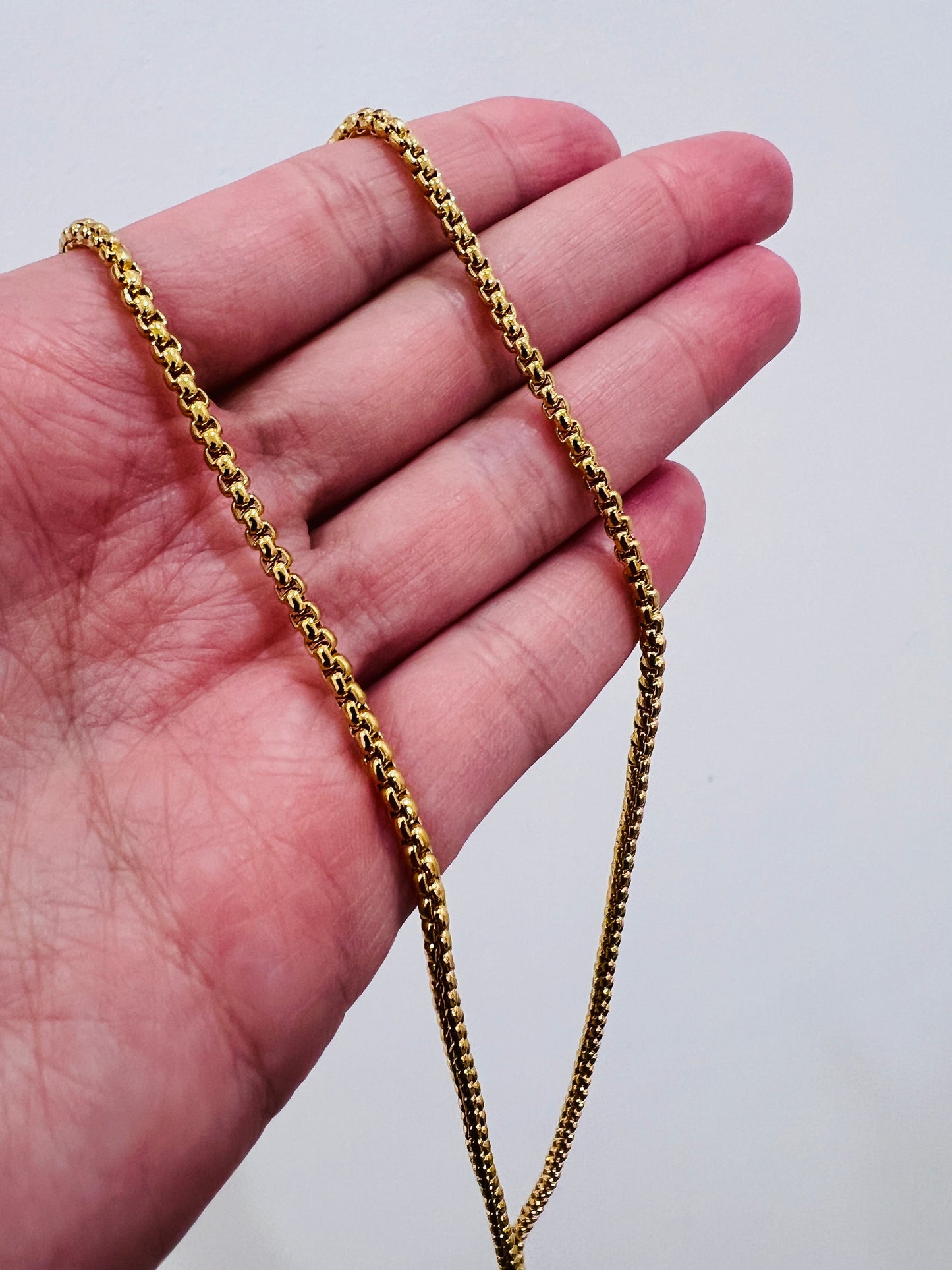 Gold Filled Rolo Chain | 2mm Width | 24 Inch Necklace