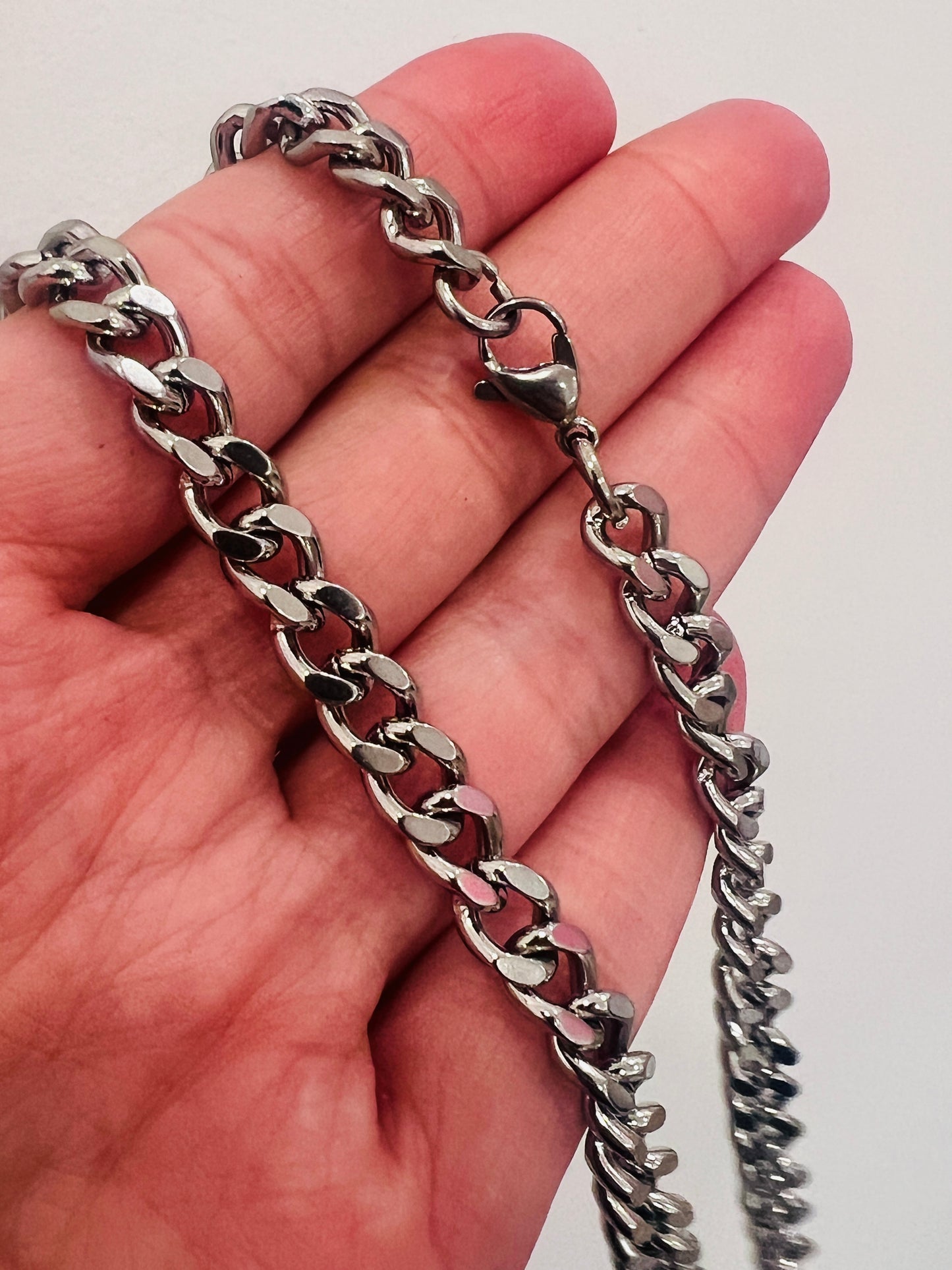 Stainless Steel 6mm Curb Necklace | Bold Daily Layer