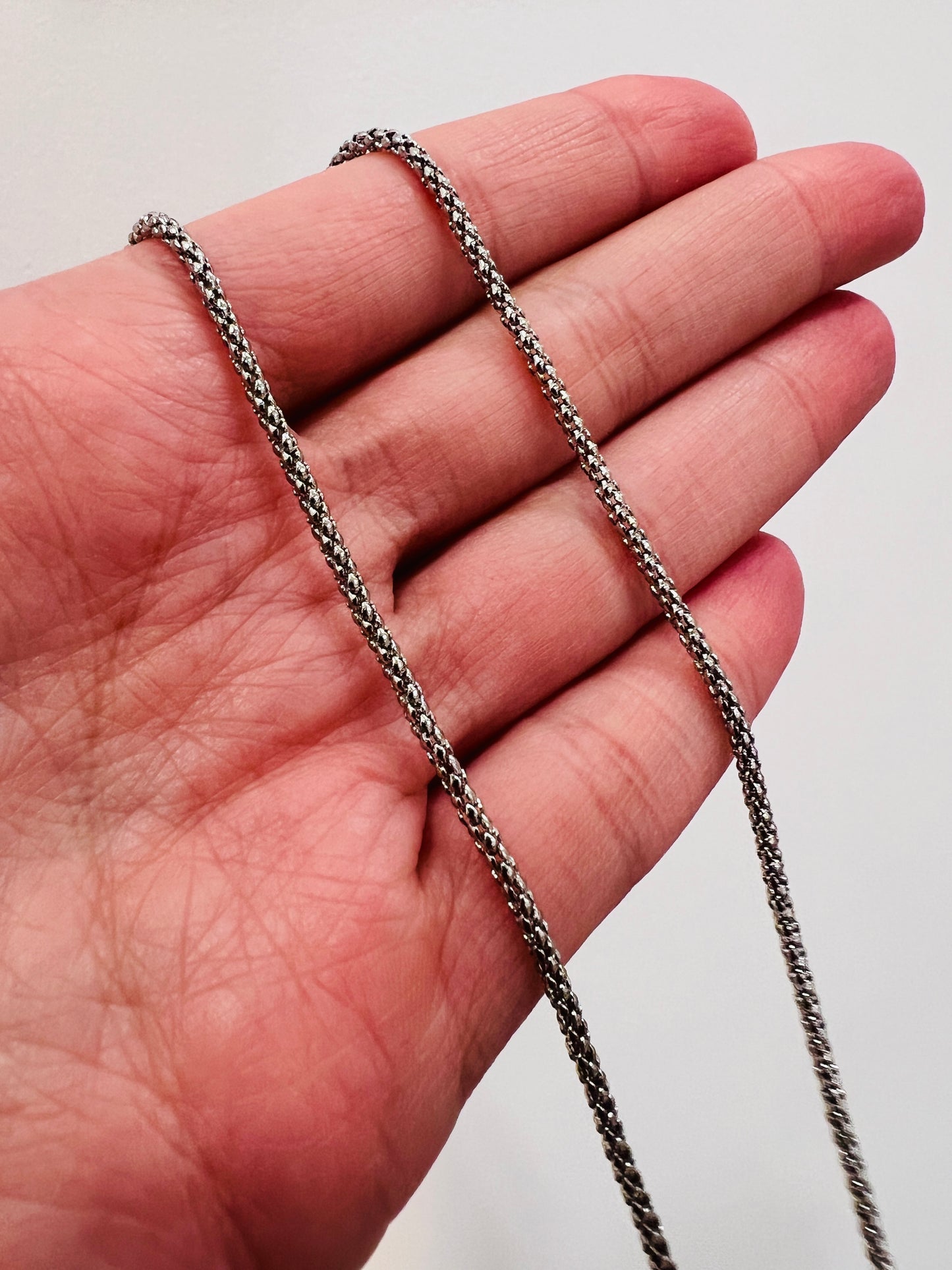 Stainless Steel 2mm Popcorn Necklace | Everyday Layering