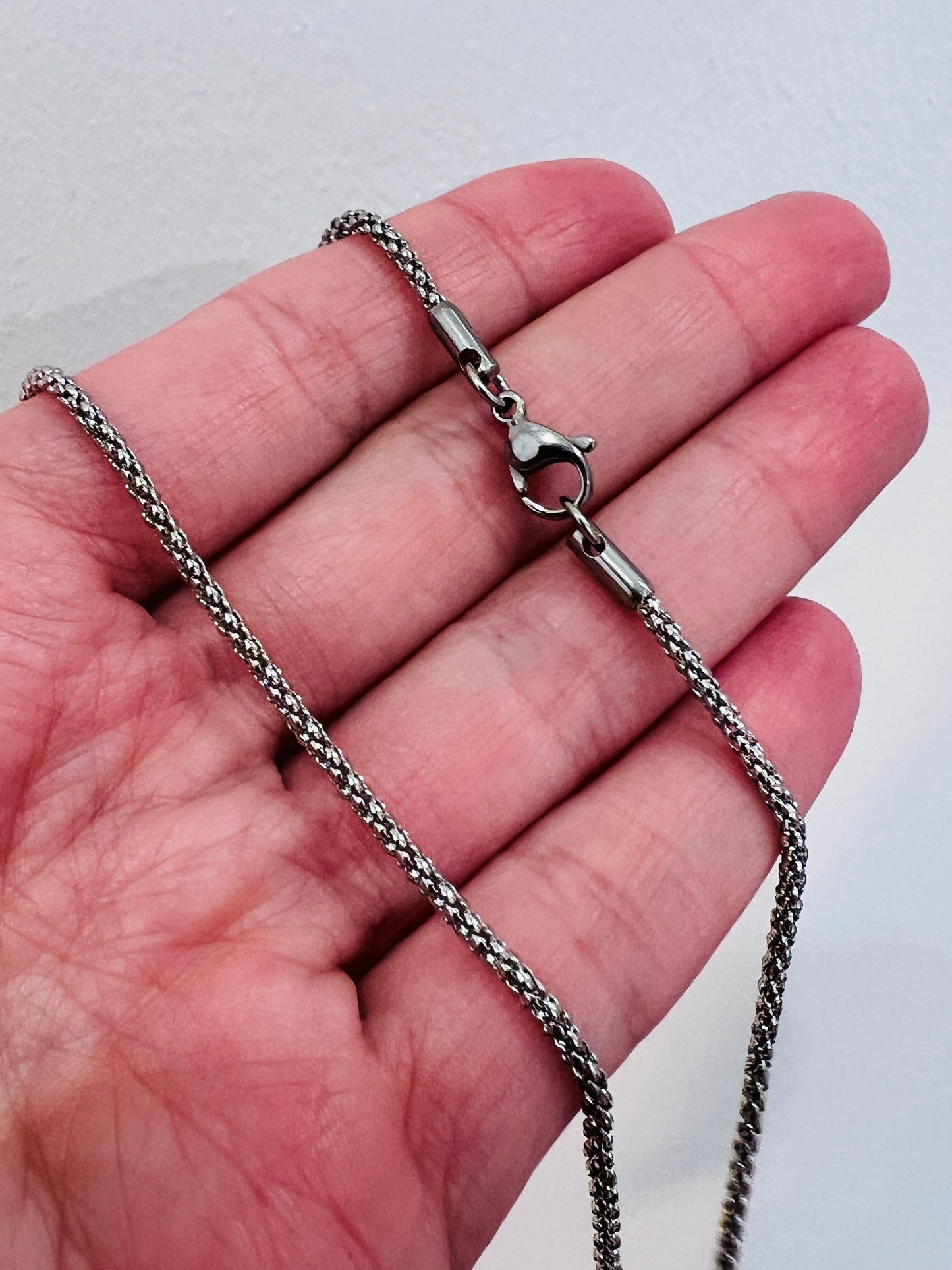 Stainless Steel 2mm Popcorn Necklace | Everyday Layering