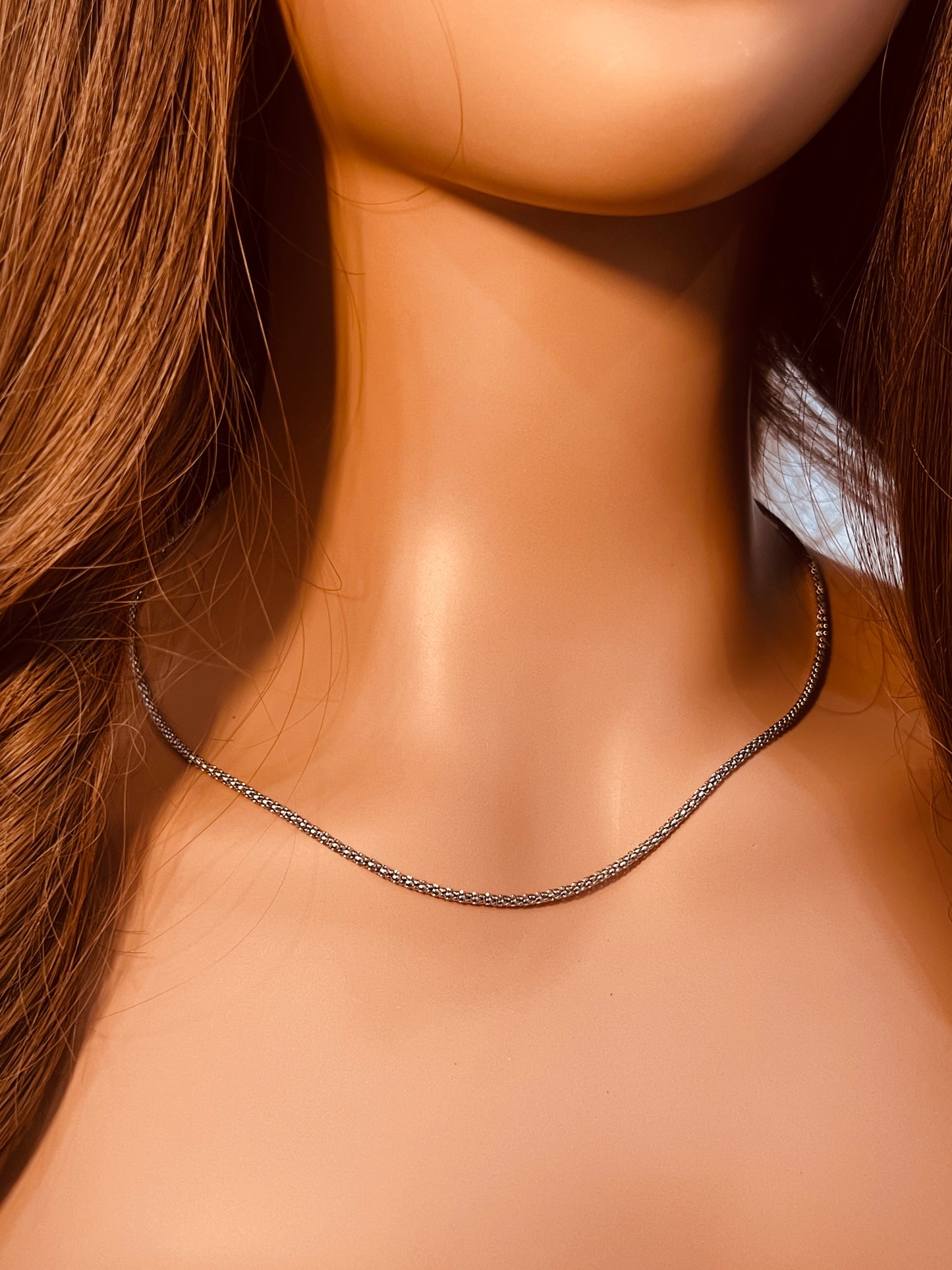 Stainless Steel 2mm Popcorn Necklace | Everyday Layering