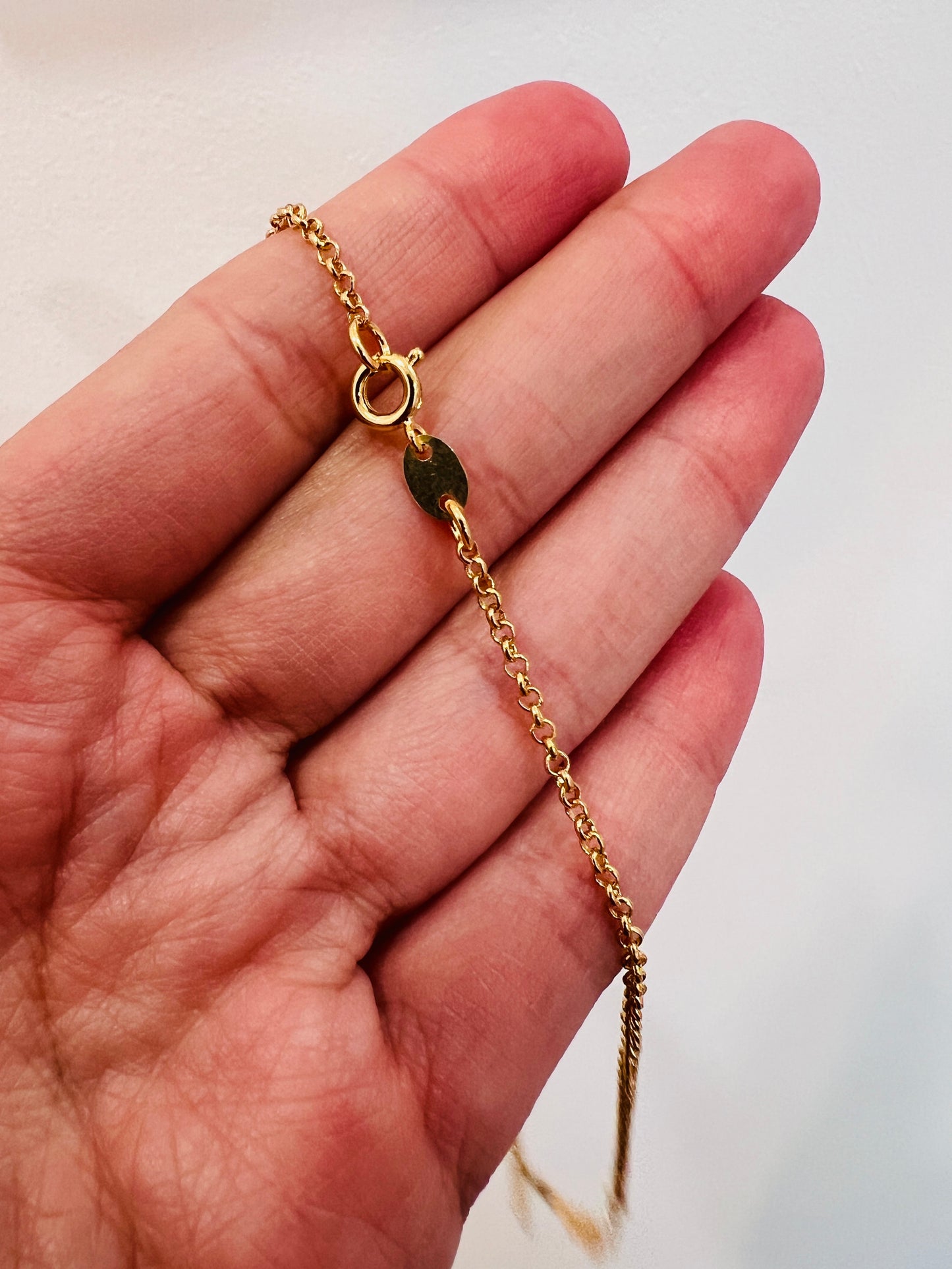 Gold Filled Chevron Necklace | 17.75" Statement Chain