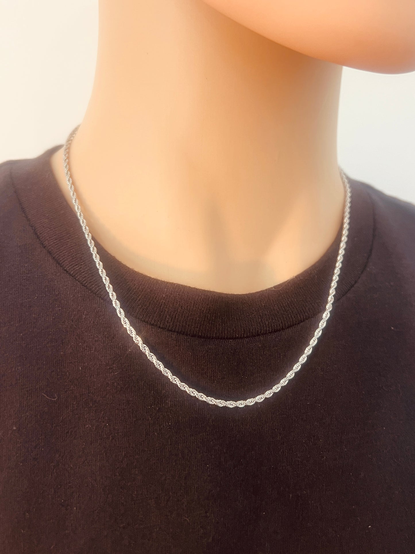 Stainless Steel 2mm Rope Chain | Layer Friendly Design