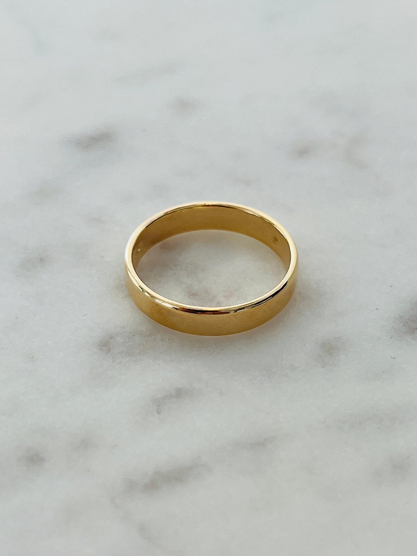 18KT Gold Filled Rings, Gold Filled 3mm Ring | Sleek Everyday Shine by HAUS OF MONOGRAM