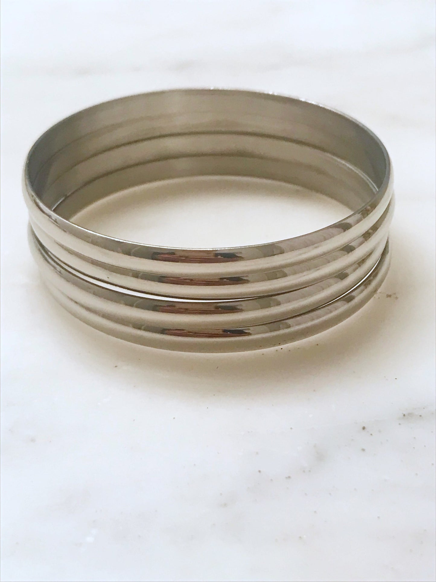 Stainless Steel Bangle | 5mm Everyday Minimalist Bracelet