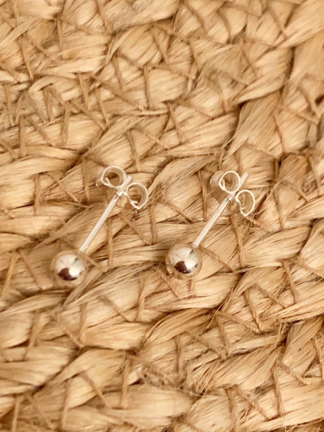 Sterling Silver 4mm Stud Earrings | Everyday Classic Pair