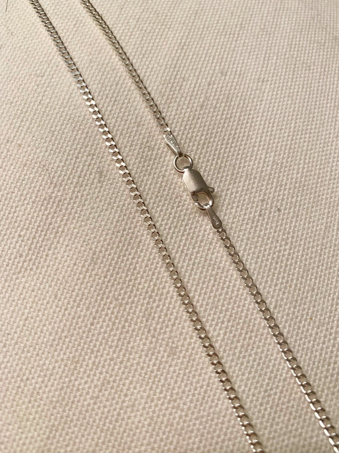 Sterling Silver Saint Benedict | 3mm Curb Chain Medal