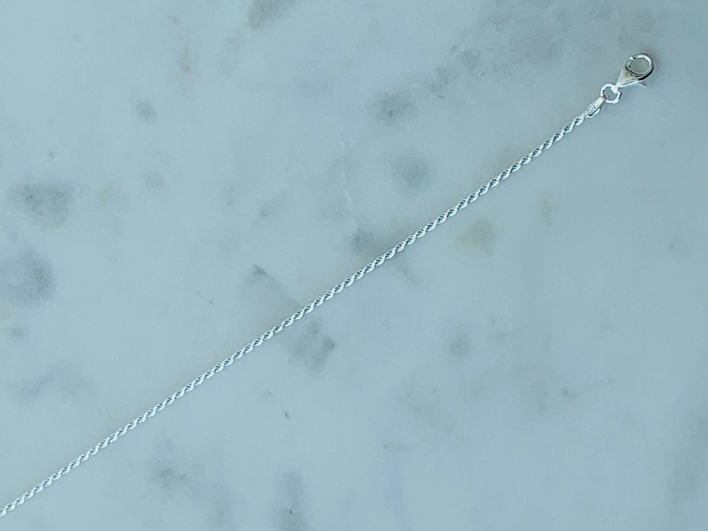Sterling Silver Box Anklet | 1mm 10" Dainty Everyday Chain