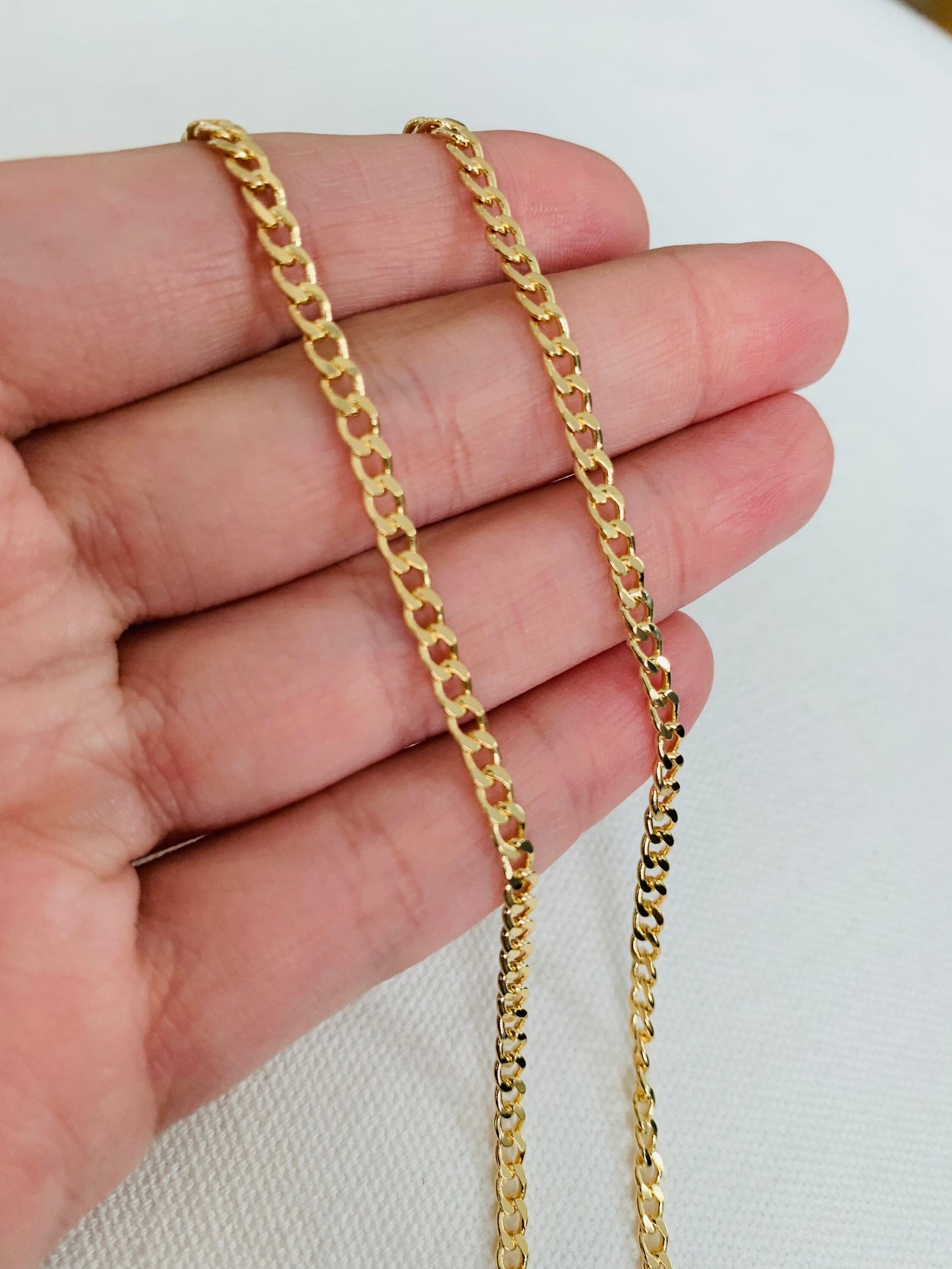 Gold Filled 2.5mm Curb Chain | Classic Everyday Necklace
