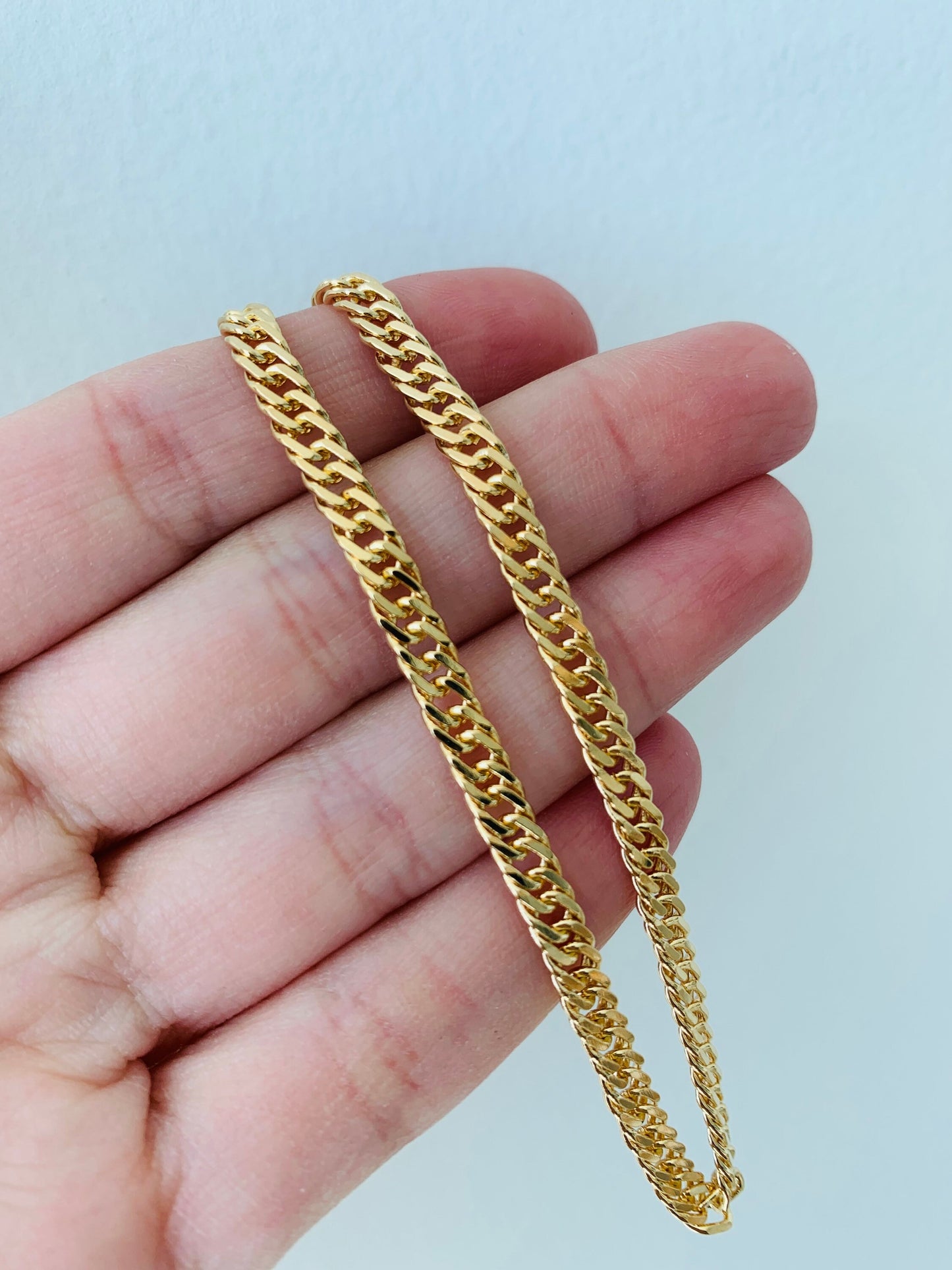 Gold Filled 4mm Omega Necklace | Sleek Statement Chain