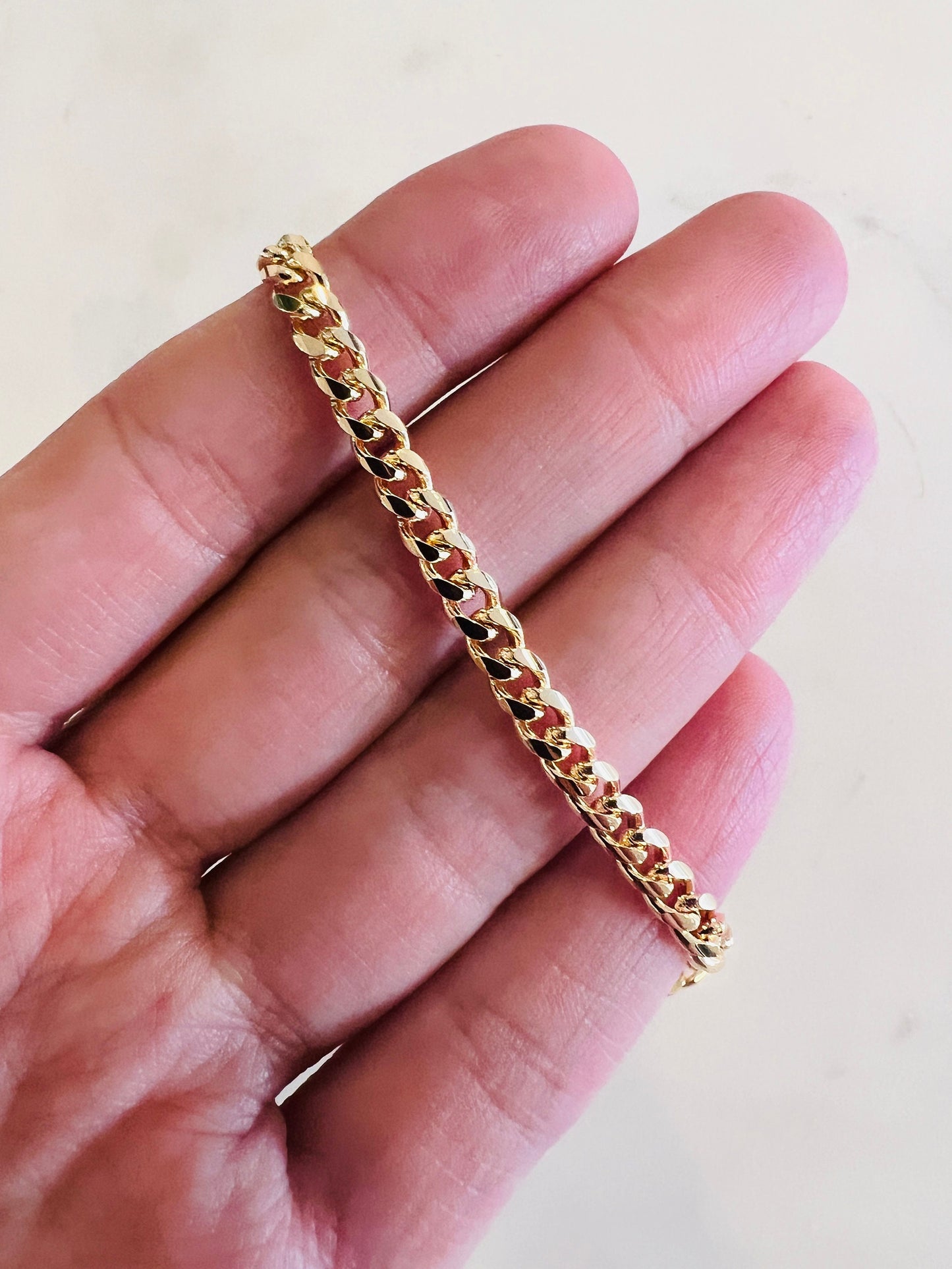 Gold Filled 3.5mm Curb Necklace | Bold Everyday Classic