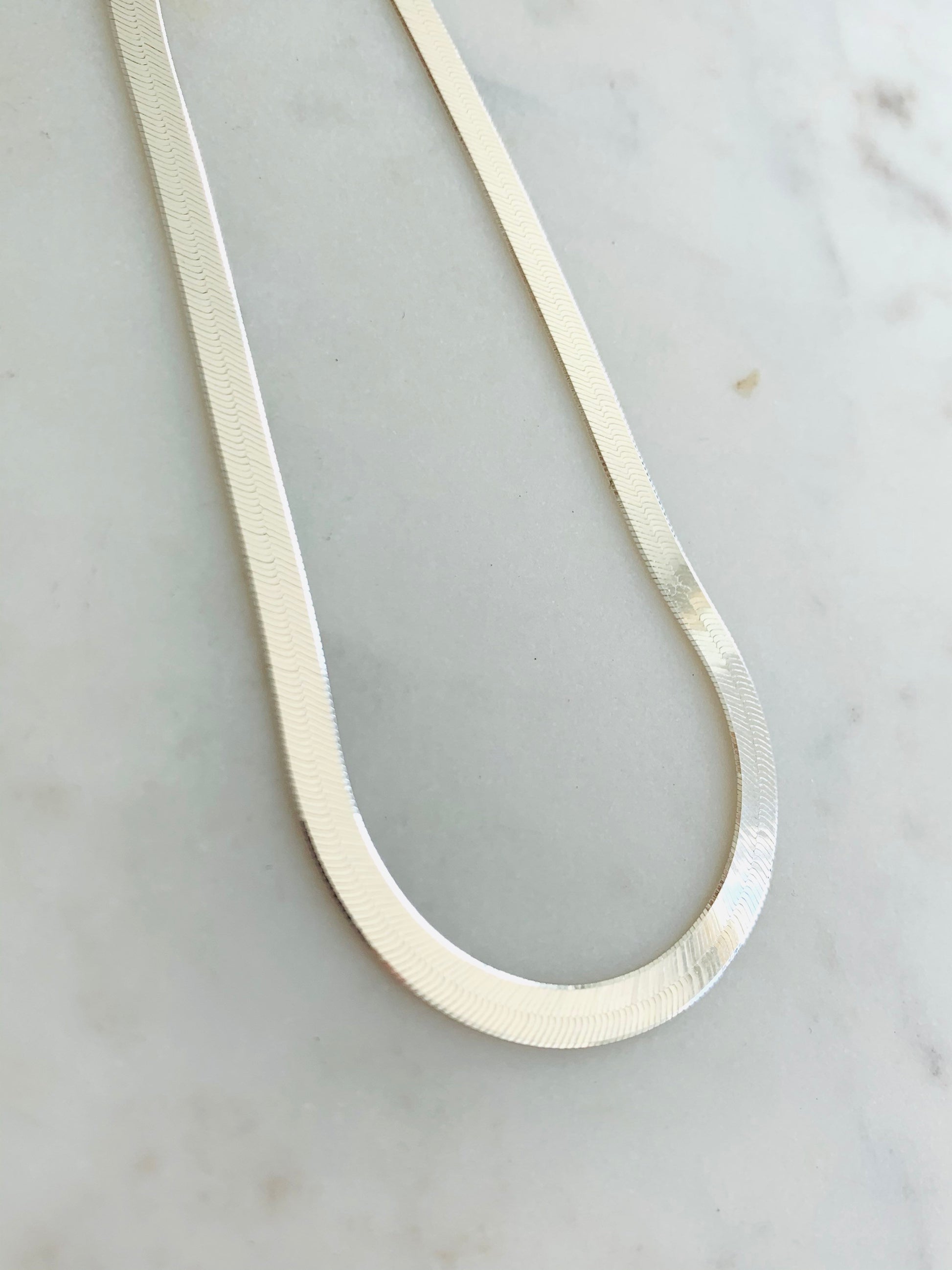 Herringbone Anklet, Sterling Silver Anklet, Delicate Anklet, Silver Anklet, Anklet for women, Gift for Her, Everyday Anklet, Herringbone