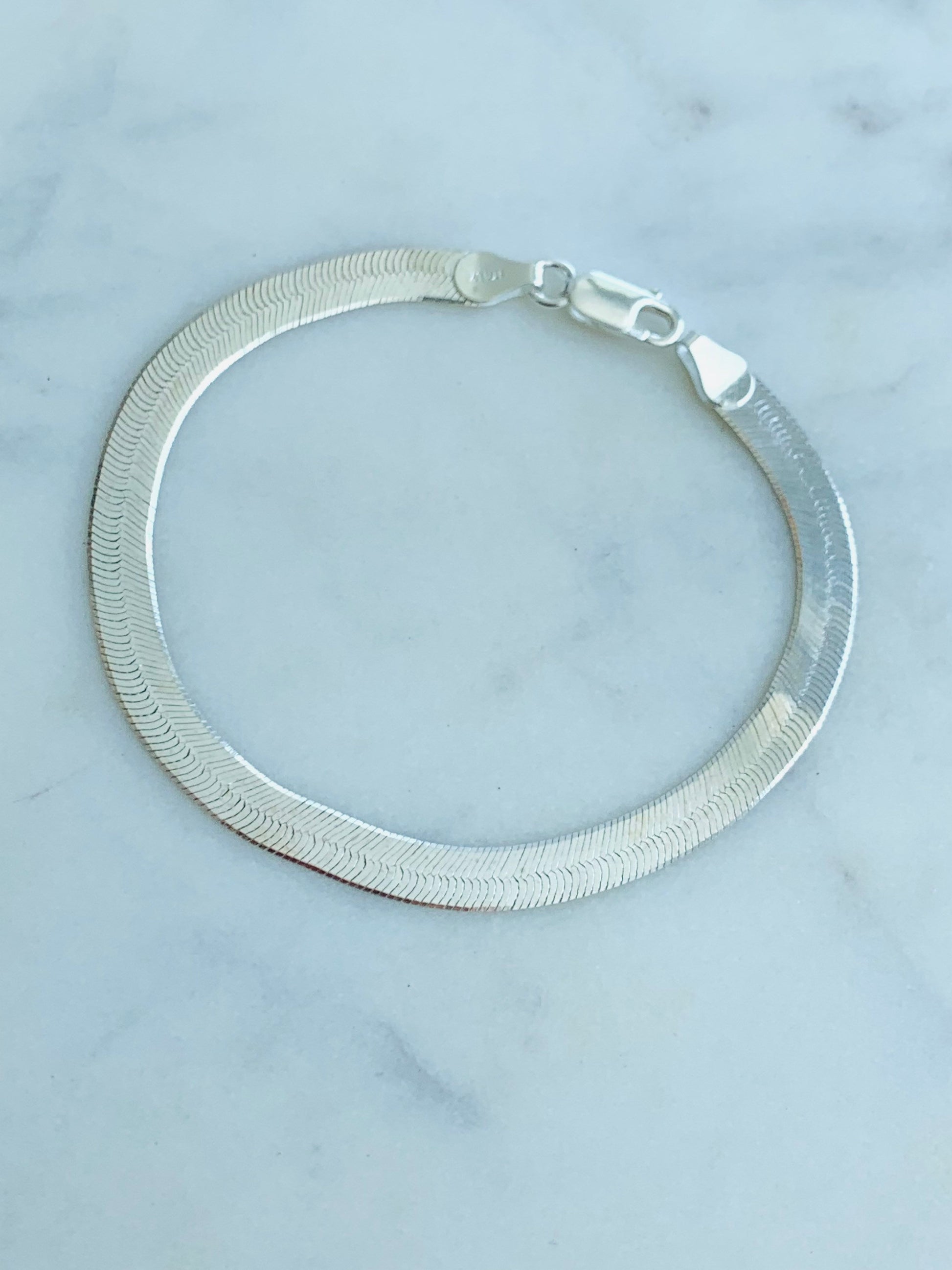 Herringbone Bracelet, Silver Bracelet,Delicate Bracelet,Sterling Silver Bracelet,Dainty Bracelet,Gift for Her,Everyday Bracelet, Herringbone