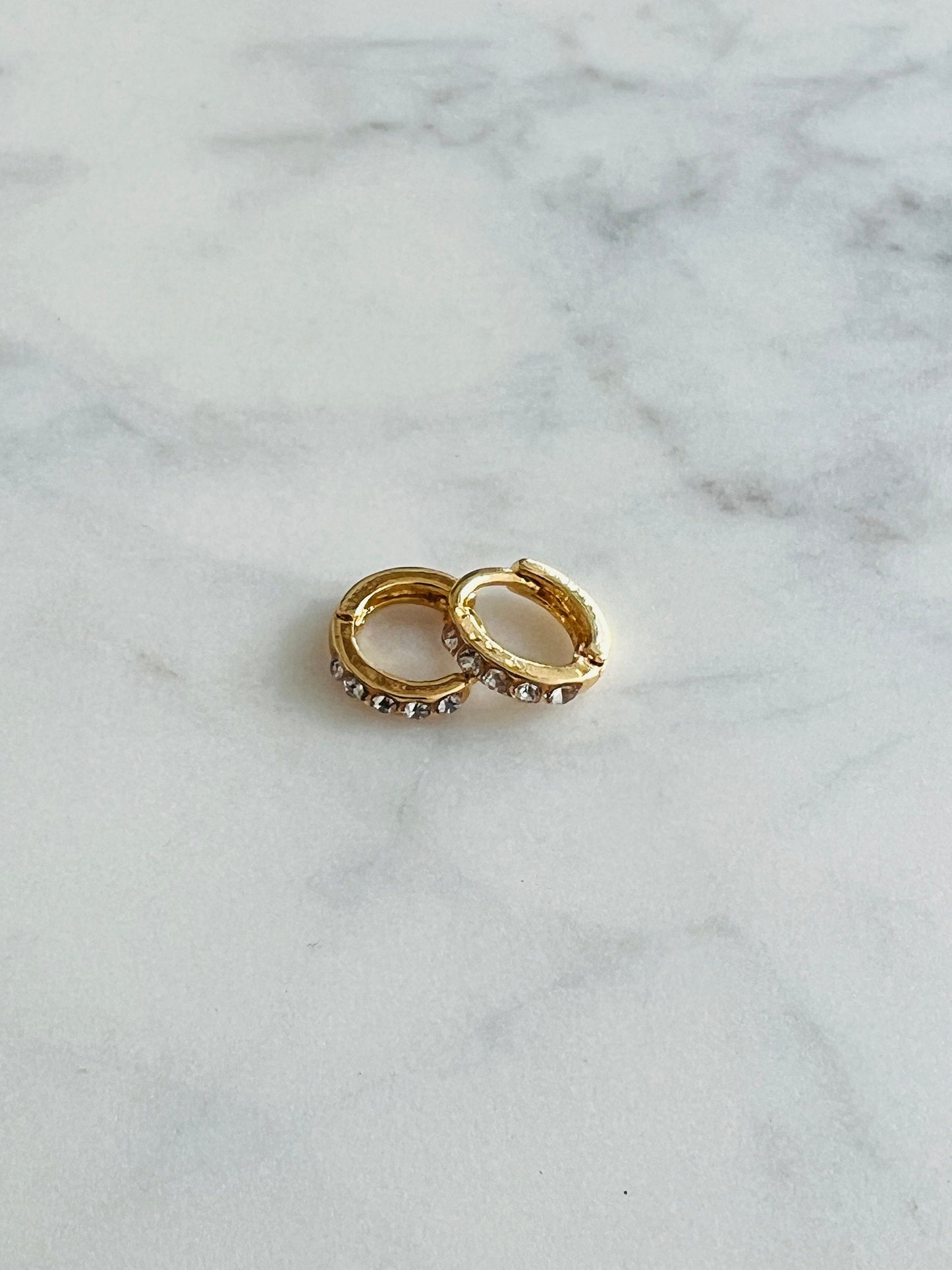 Tiny CZ Hoop Earrings, Gold Hoop Earrings, Small Hoop Earrings, Huggies, Everyday Earrings, Hoop Earrings, Delicate Earrings, Earrings