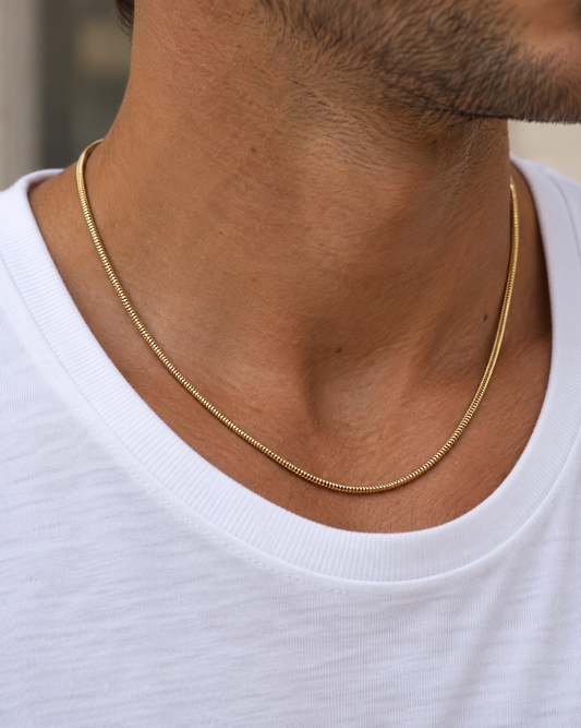 Gold Filled Snake Chain Necklace | 2mm | 18–24 Inches