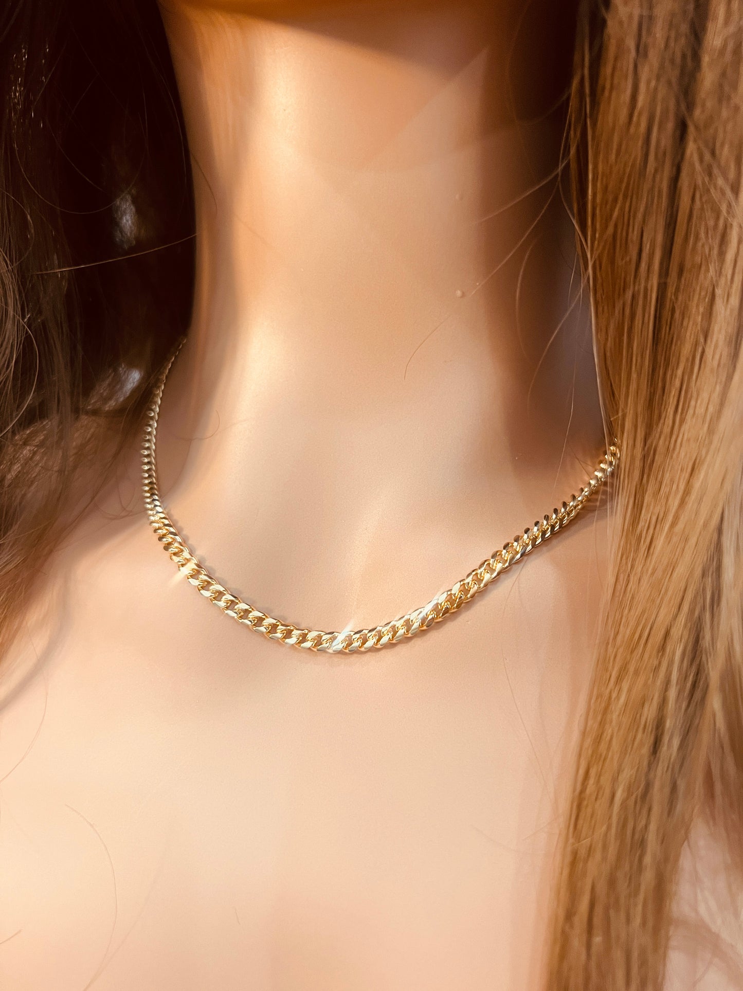 Gold Filled 3.5mm Curb Necklace | Bold Everyday Classic