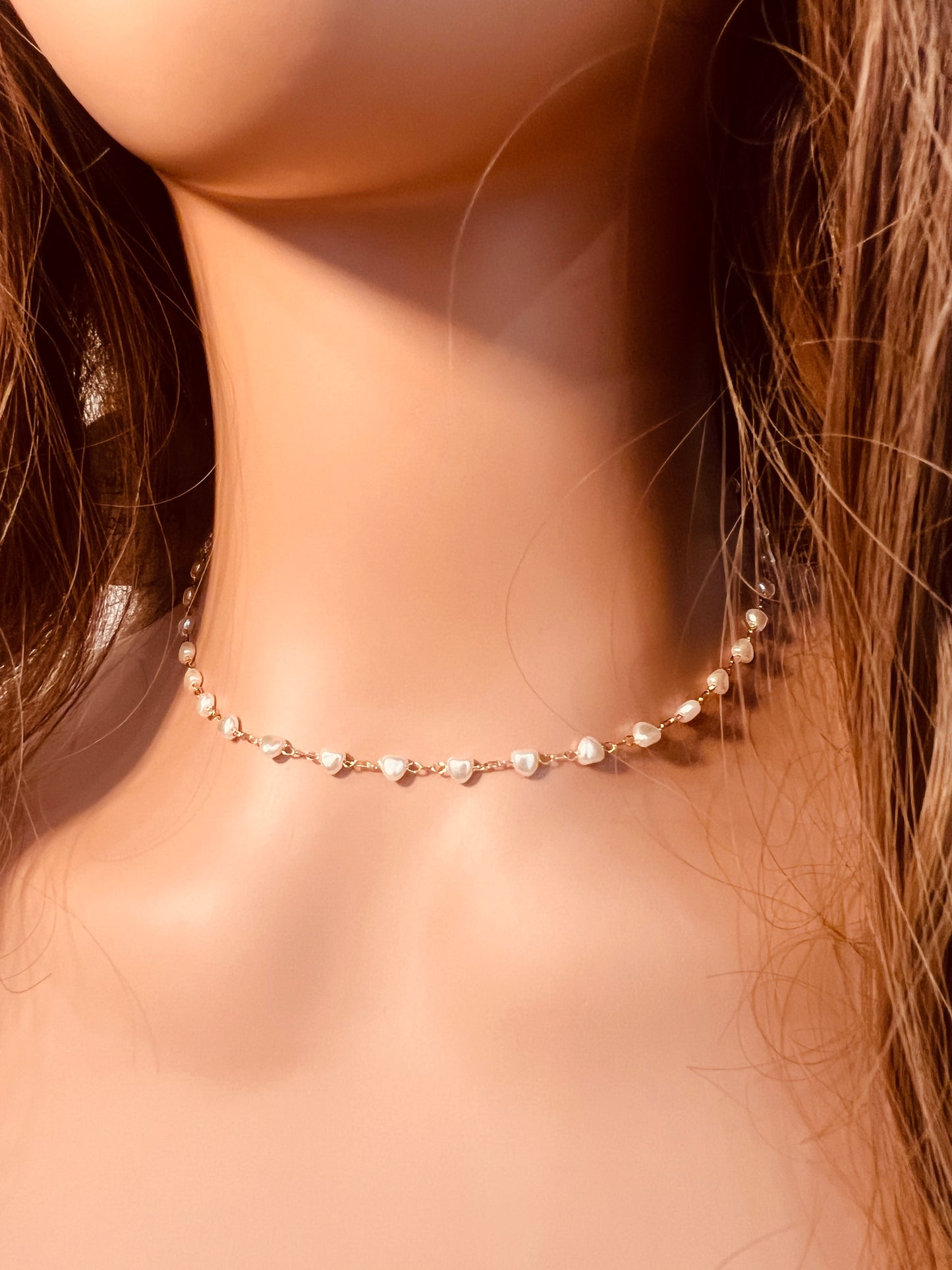 Gold Filled Heart Pearl Necklace | Bracelet Set | Gift Ready