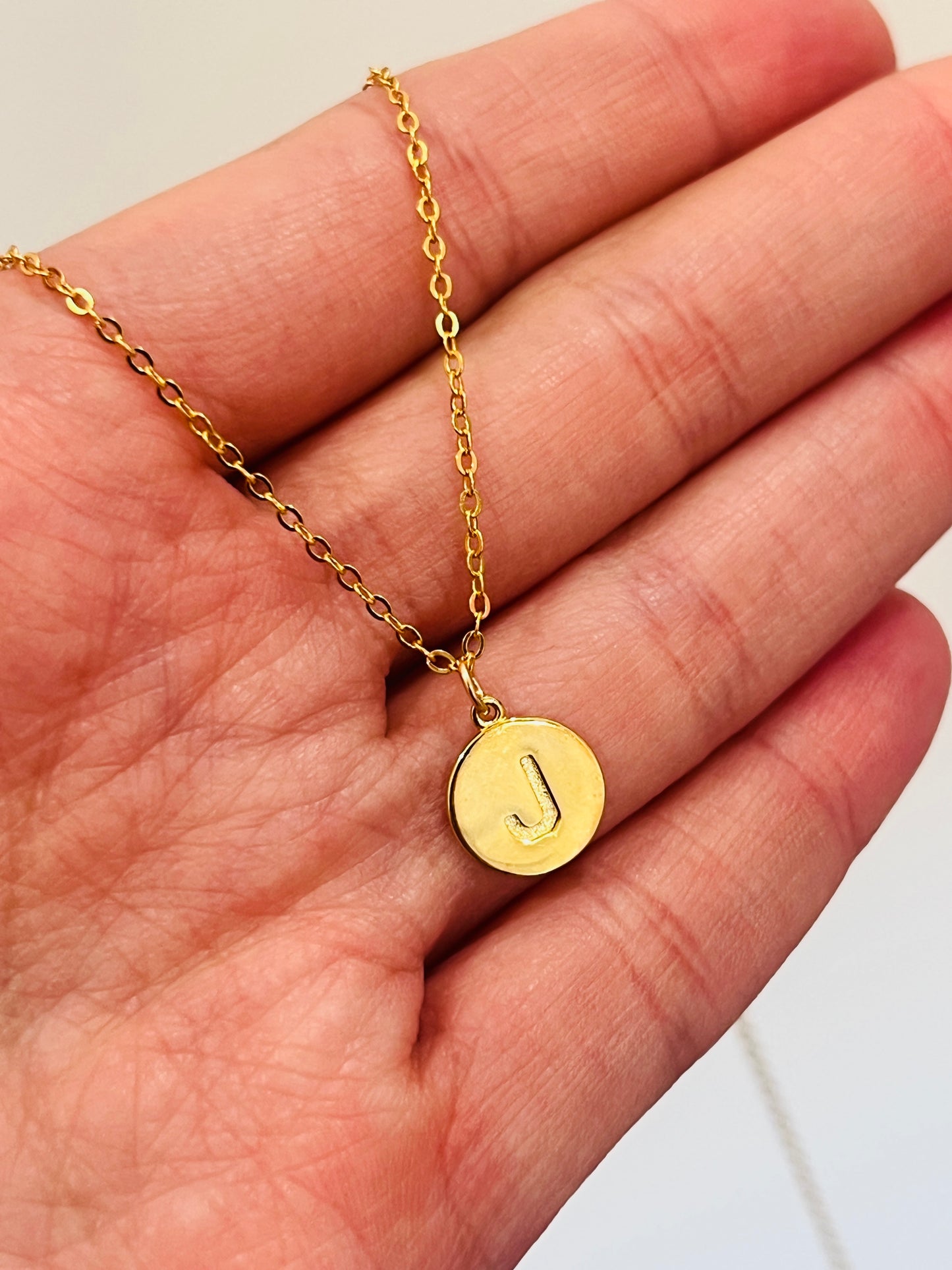 Sterling Silver Initial Necklace