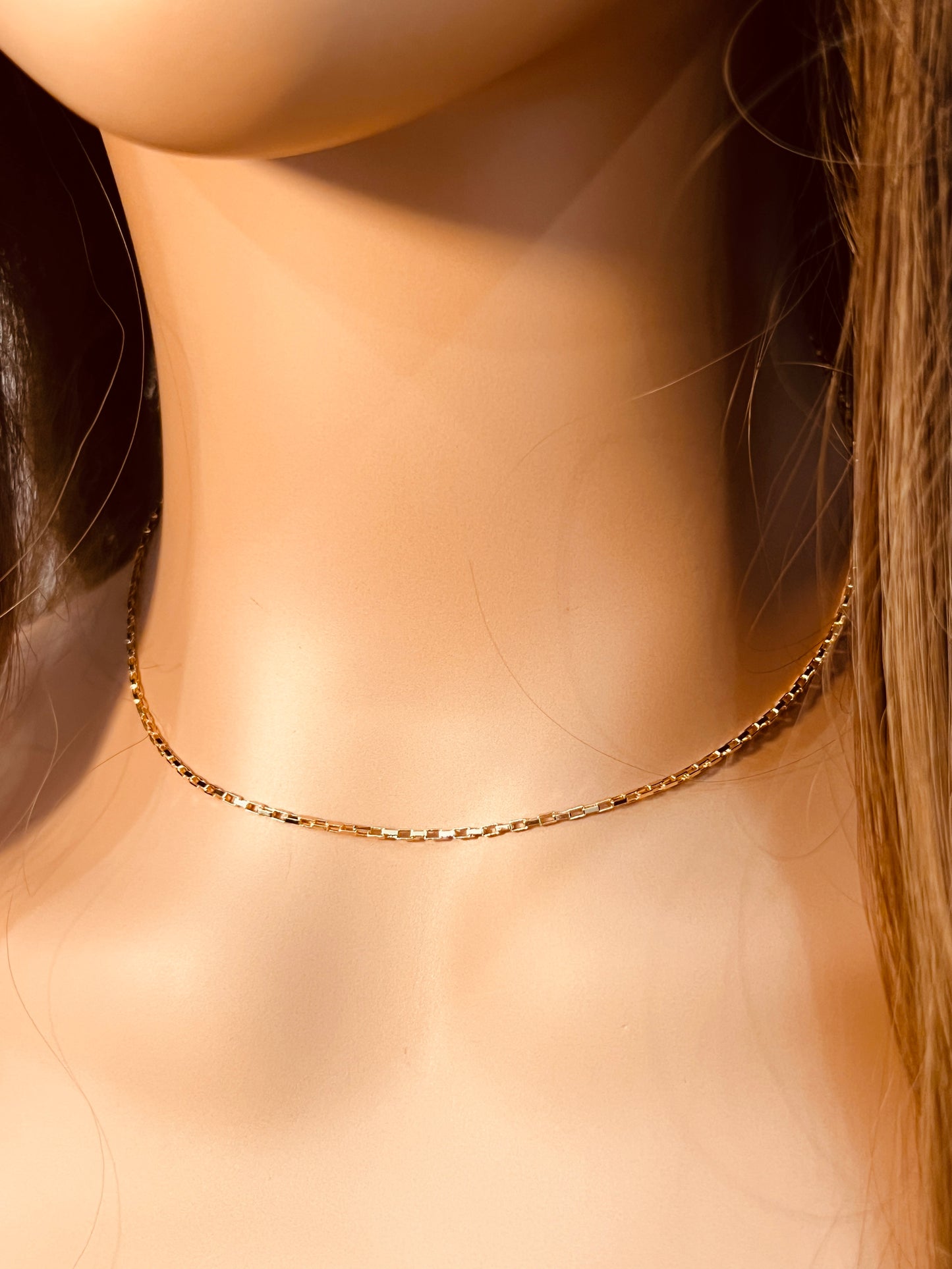 Gold Filled 0.5mm Paperclip Necklace | Dainty Everyday Chain