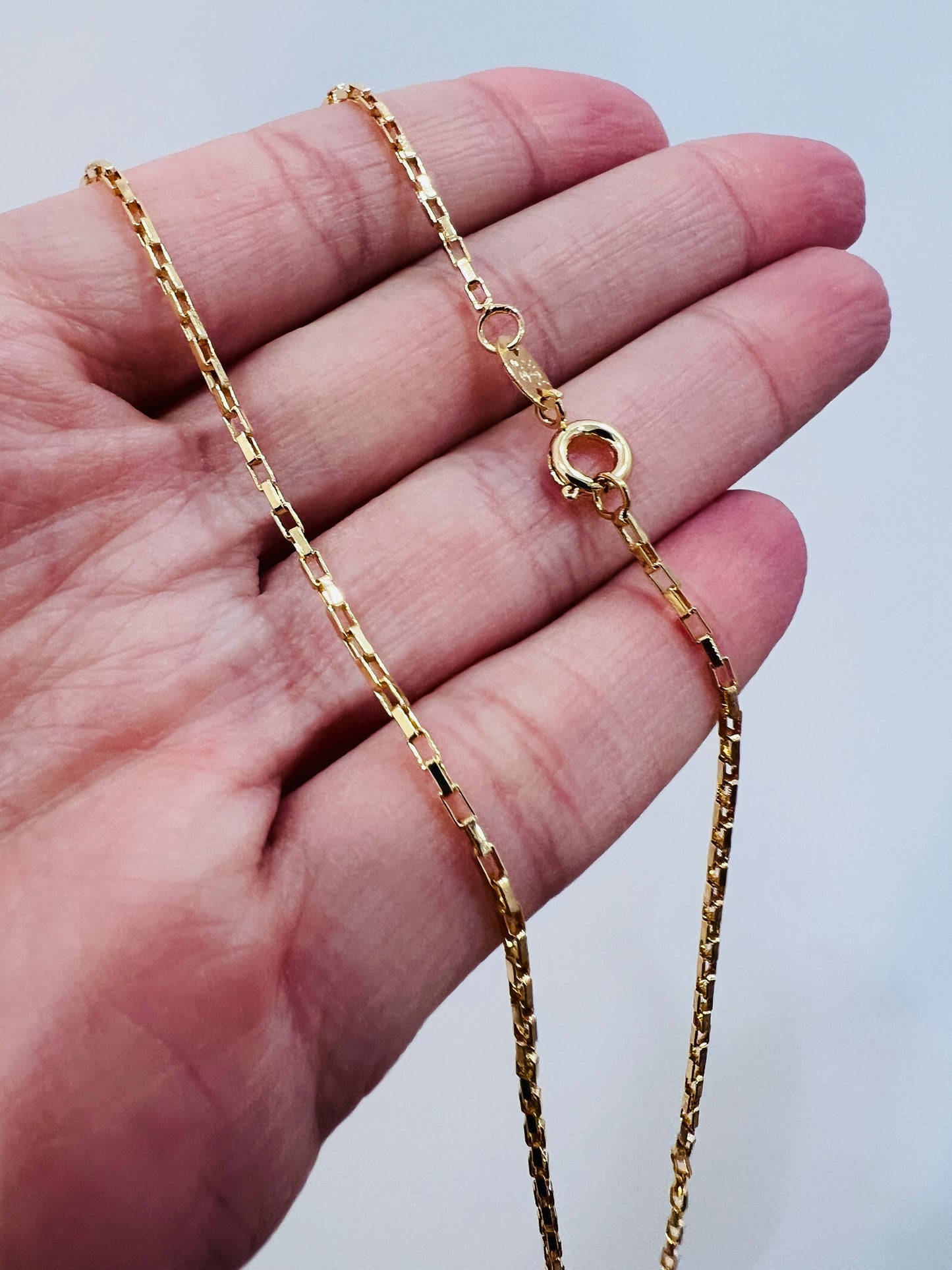 Gold Filled 0.5mm Paperclip Necklace | Dainty Everyday Chain