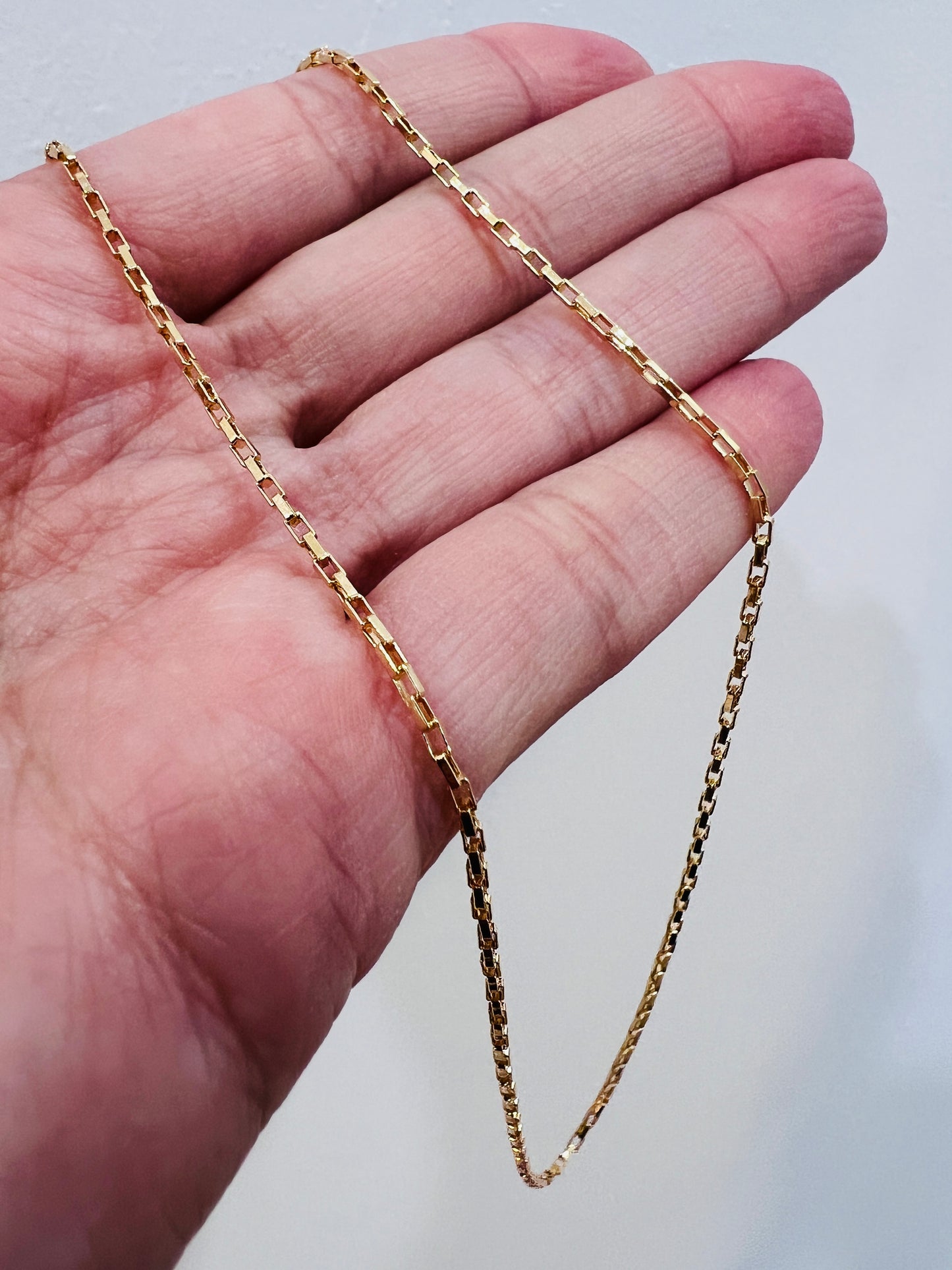 Gold Filled 0.5mm Paperclip Necklace | Dainty Everyday Chain