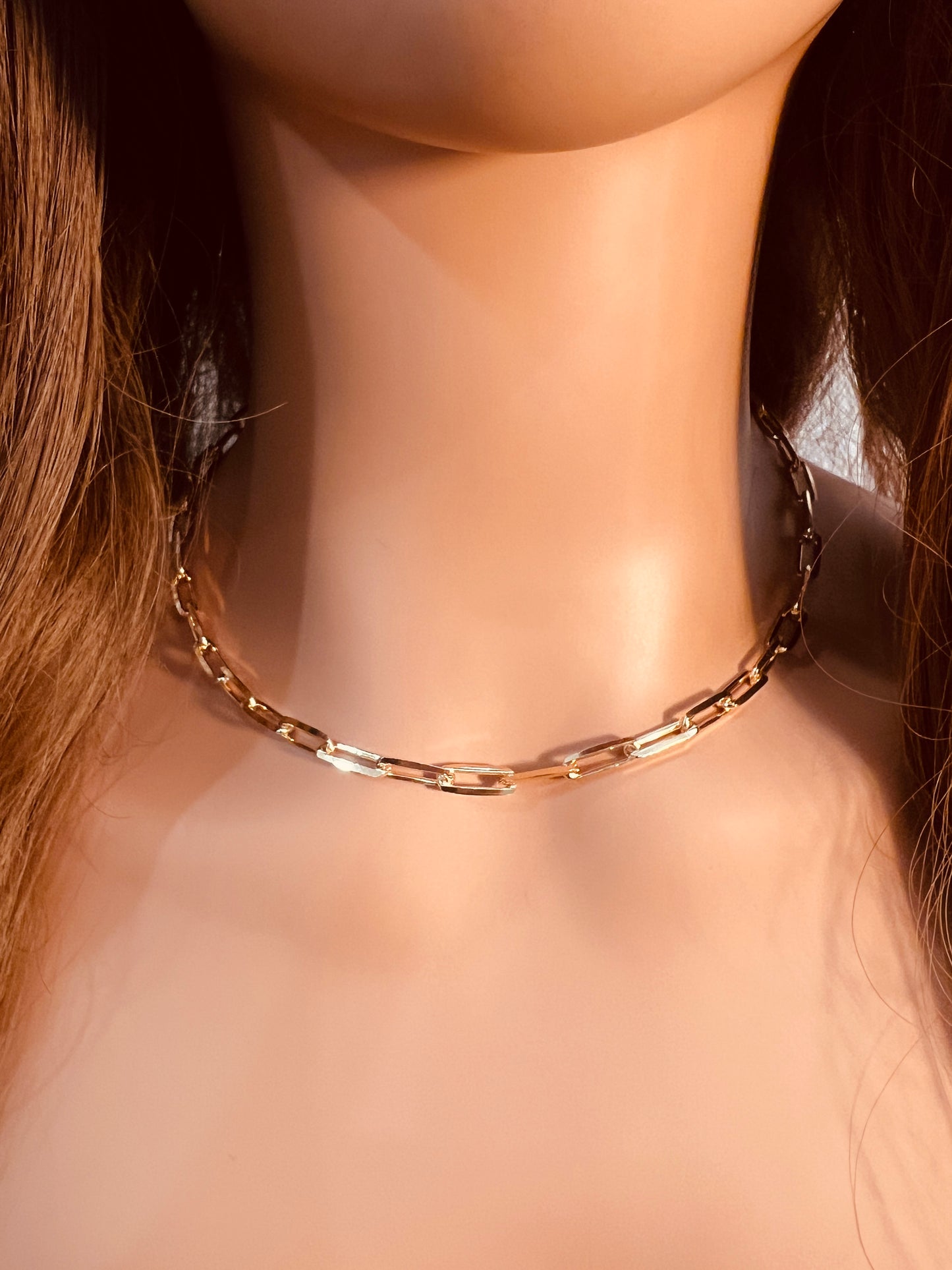 Gold Filled 4mm Paperclip Necklace | Chunky Chain Luxe