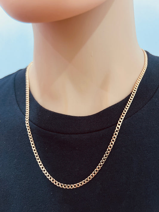 Gold Filled 2.5mm Curb Chain | Classic Everyday Necklace