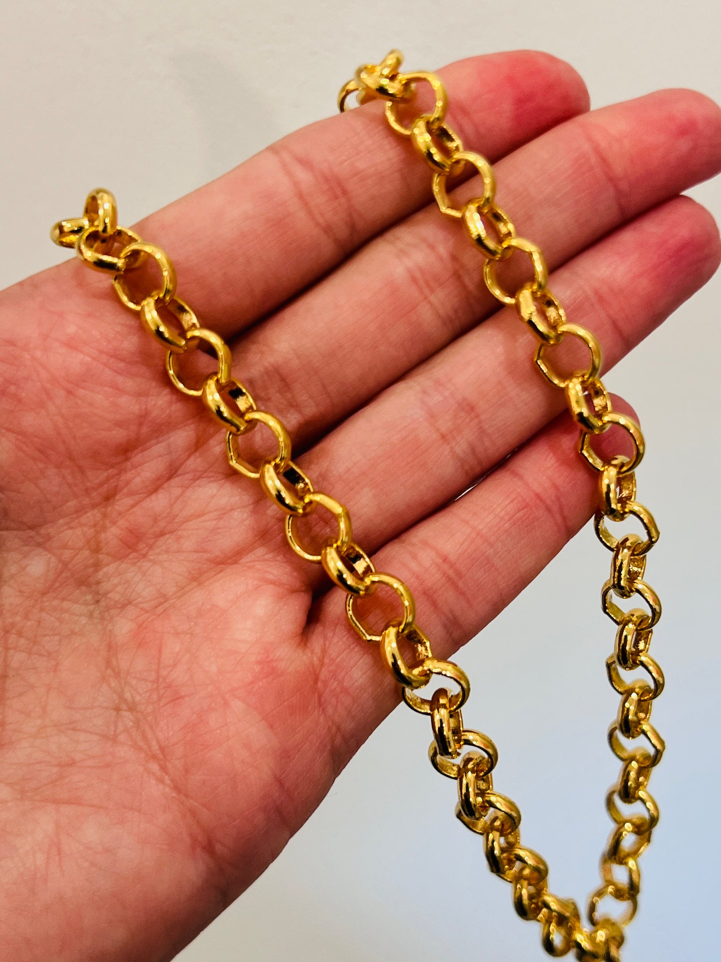 Gold Filled 8mm Cable Necklace | 18" Durable Chain