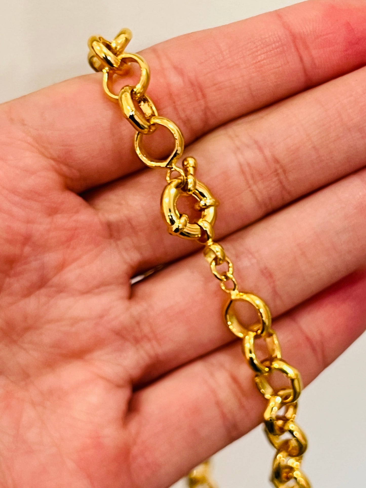 Gold Filled 8mm Cable Necklace | 18" Durable Chain