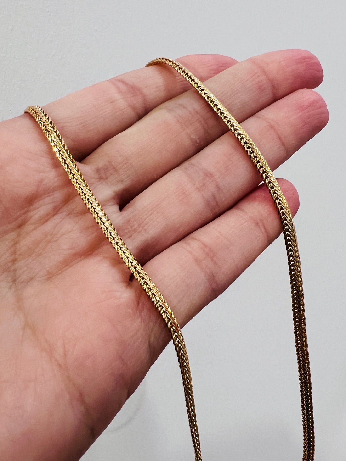 Gold Filled Woven Mesh Necklace | 2.8mm | 16–20 Inch