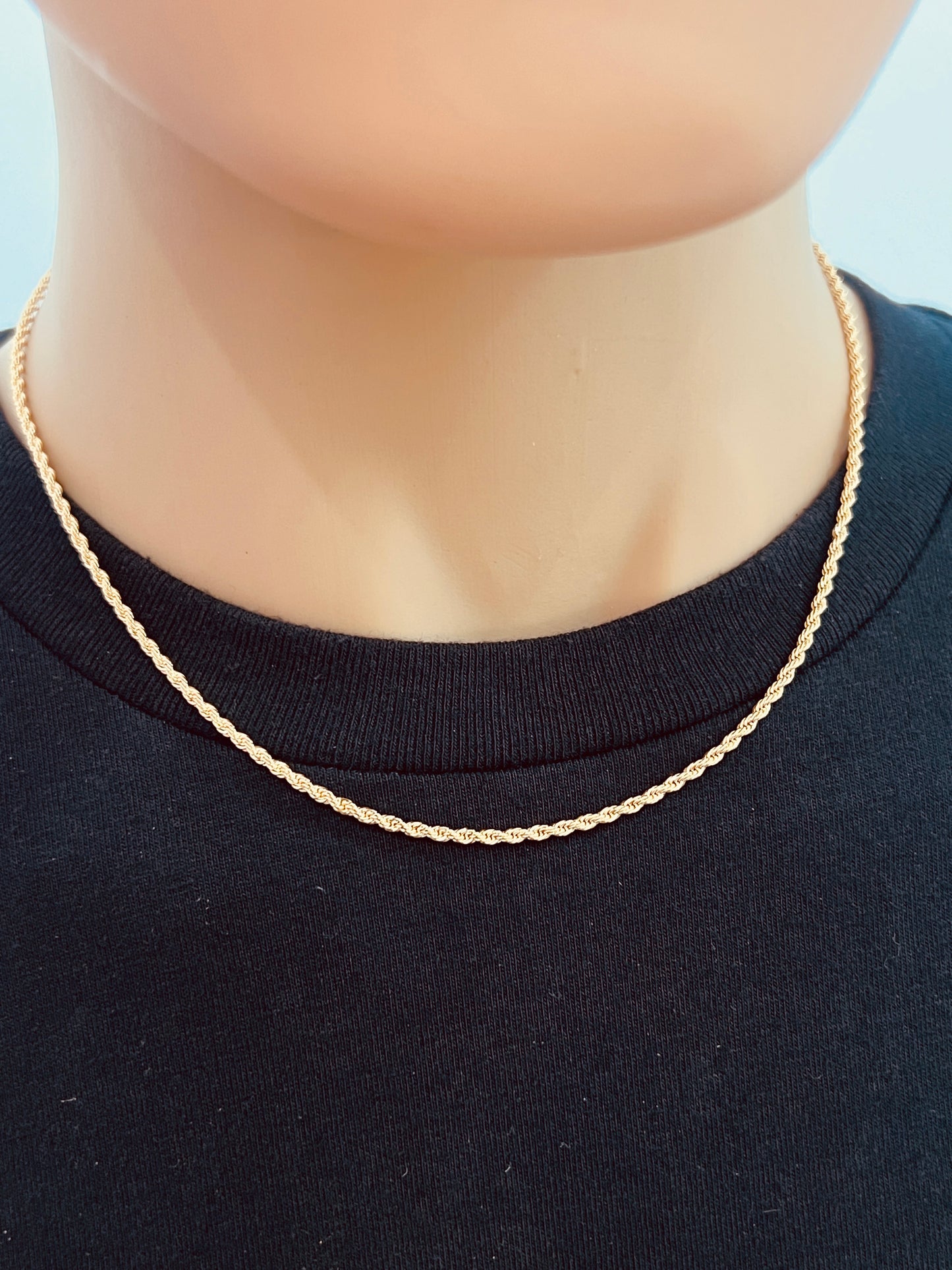 Gold Filled 1.5mm Rope Chain | Classic Twist for Everyday Shine
