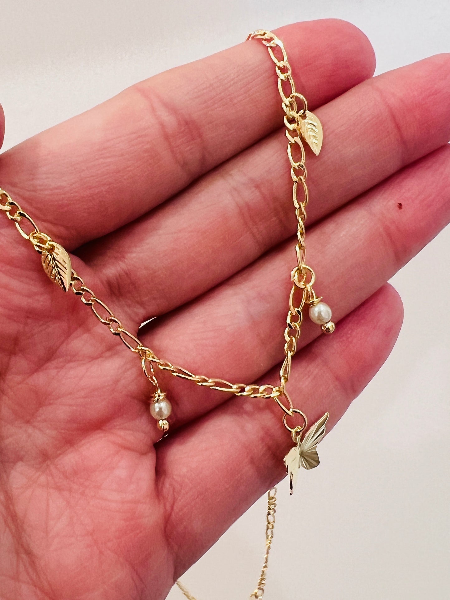 Gold Filled Butterfly Charm Necklace | Dainty Everyday Layering Piece