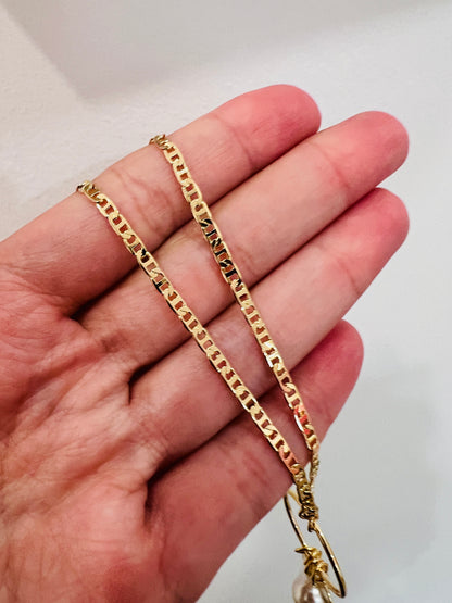18KT Gold Filled Necklaces, Gold Filled Multi Charm Necklace | 18" Meaningful Chain by HAUS OF MONOGRAM