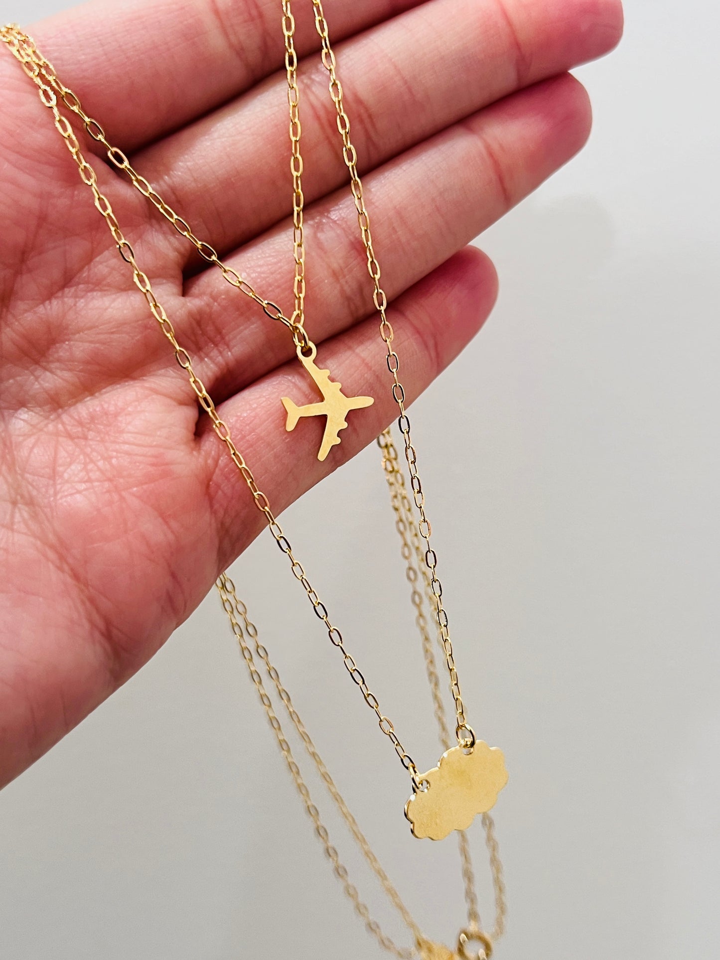 Gold Filled Wanderlust Necklace | 17.75" Layered Chain