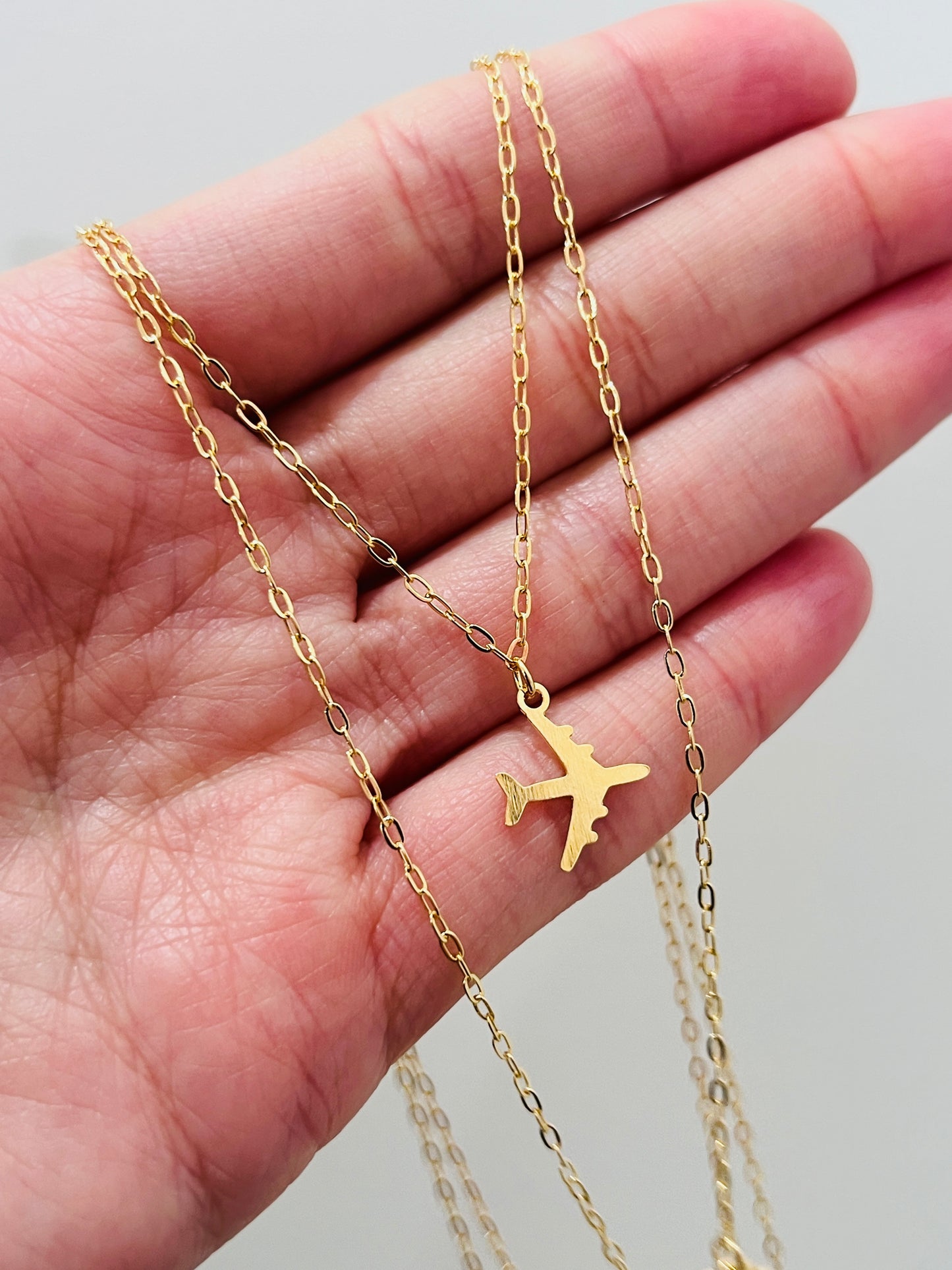 Gold Filled Wanderlust Necklace | 17.75" Layered Chain