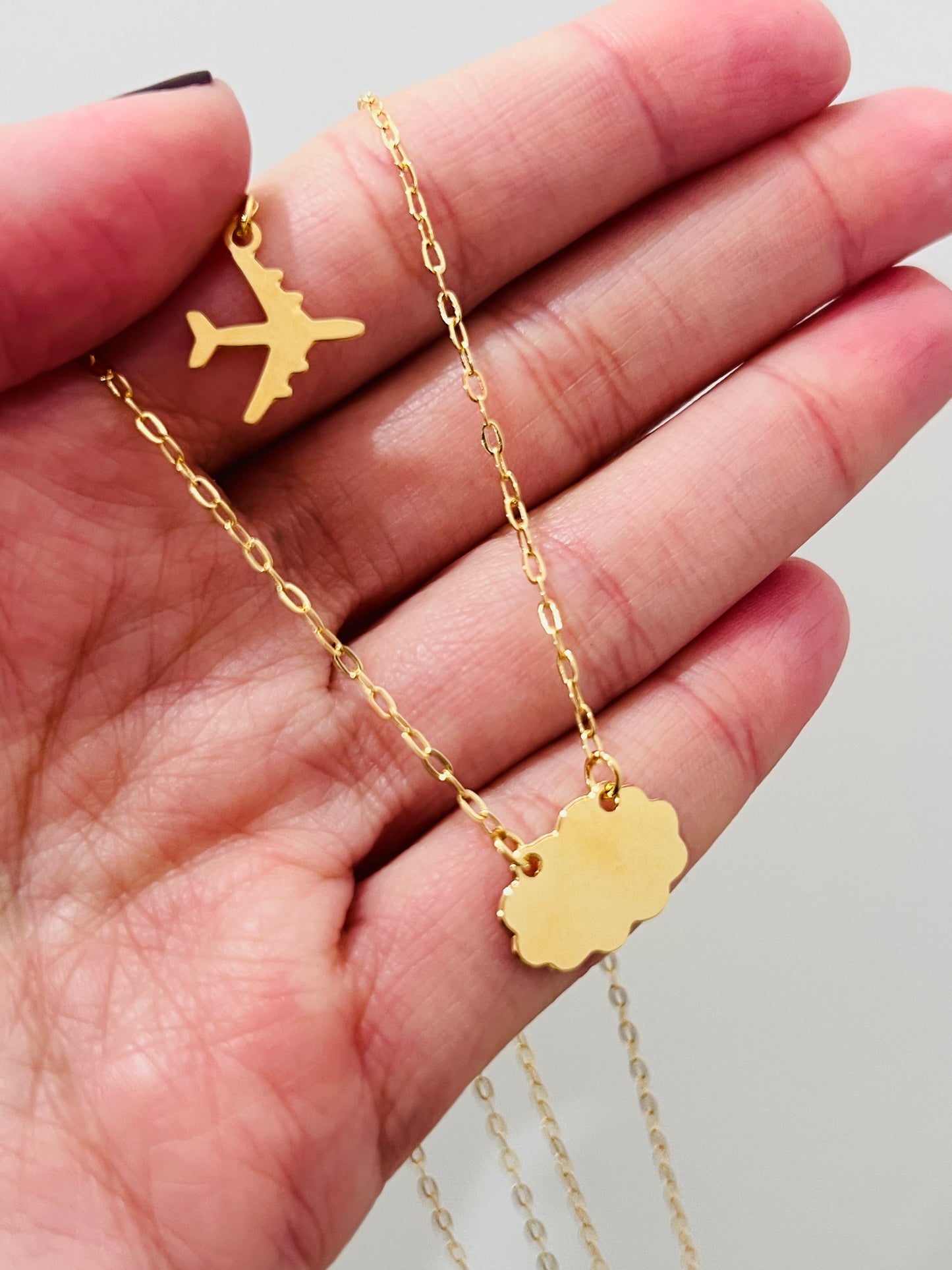 Gold Filled Wanderlust Necklace | 17.75" Layered Chain