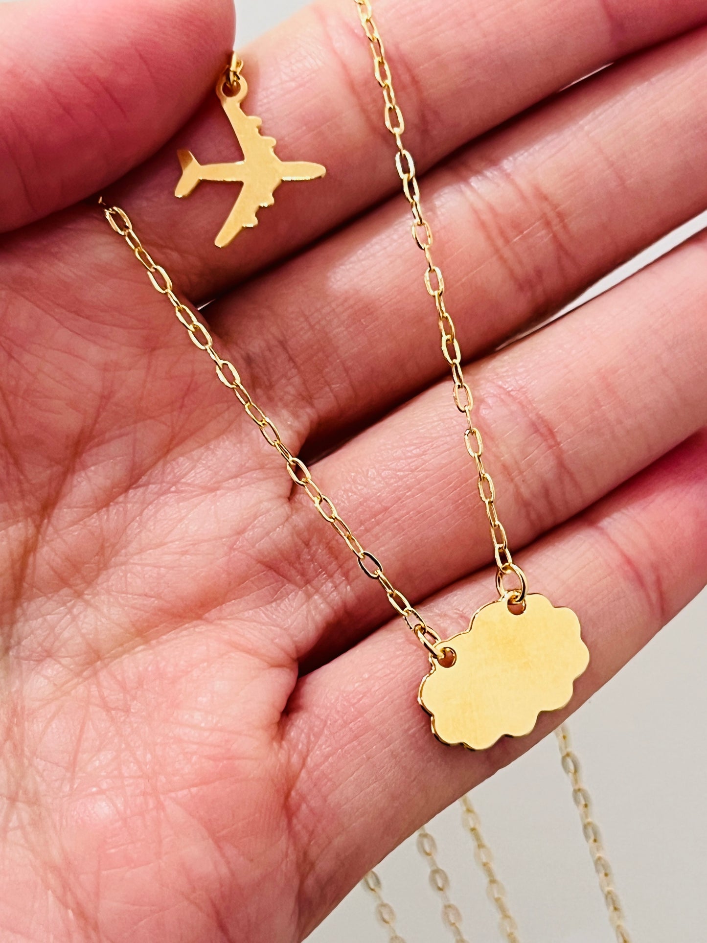 Gold Filled Wanderlust Necklace | 17.75" Layered Chain