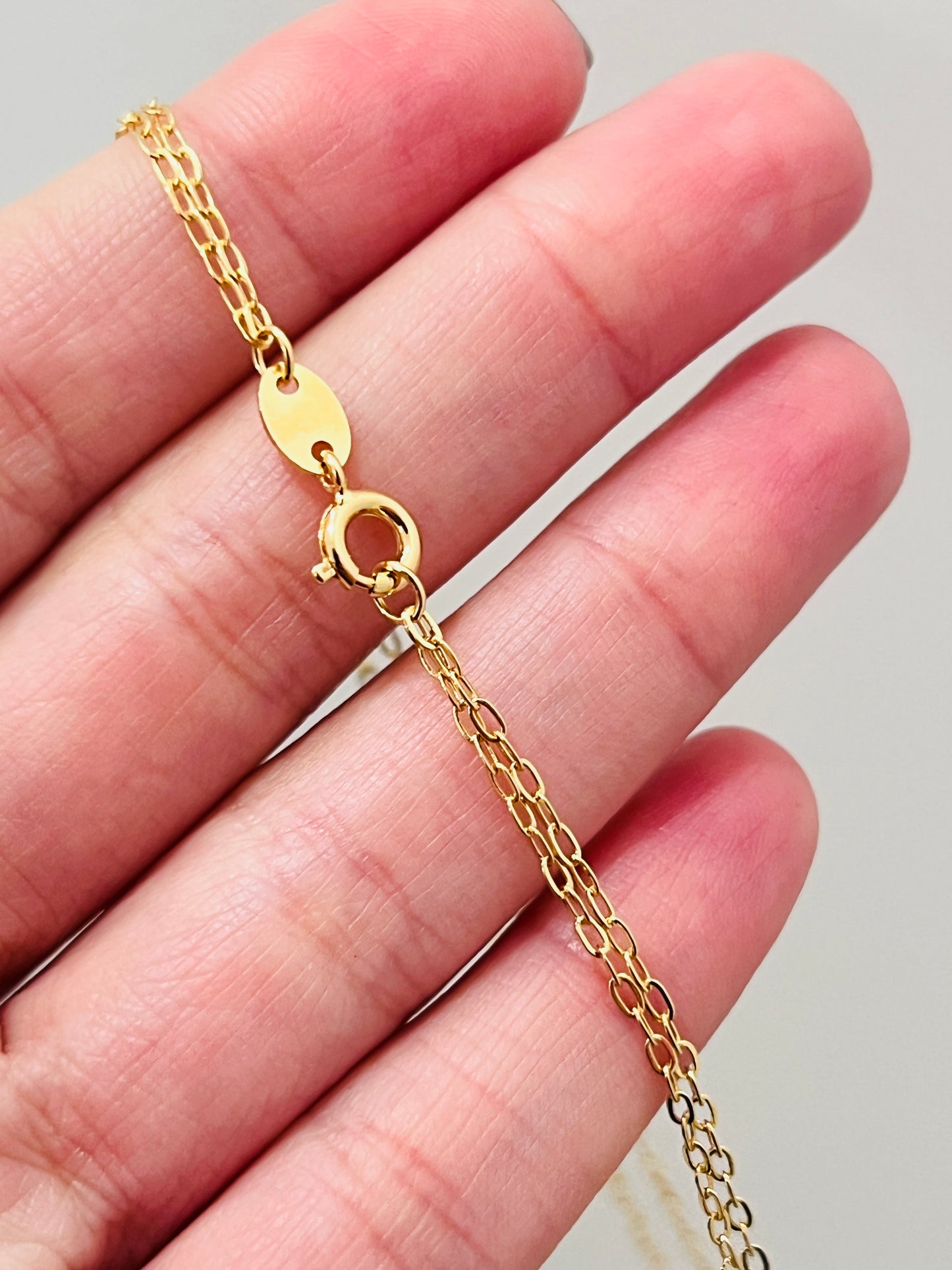 Gold Filled Wanderlust Necklace | 17.75" Layered Chain
