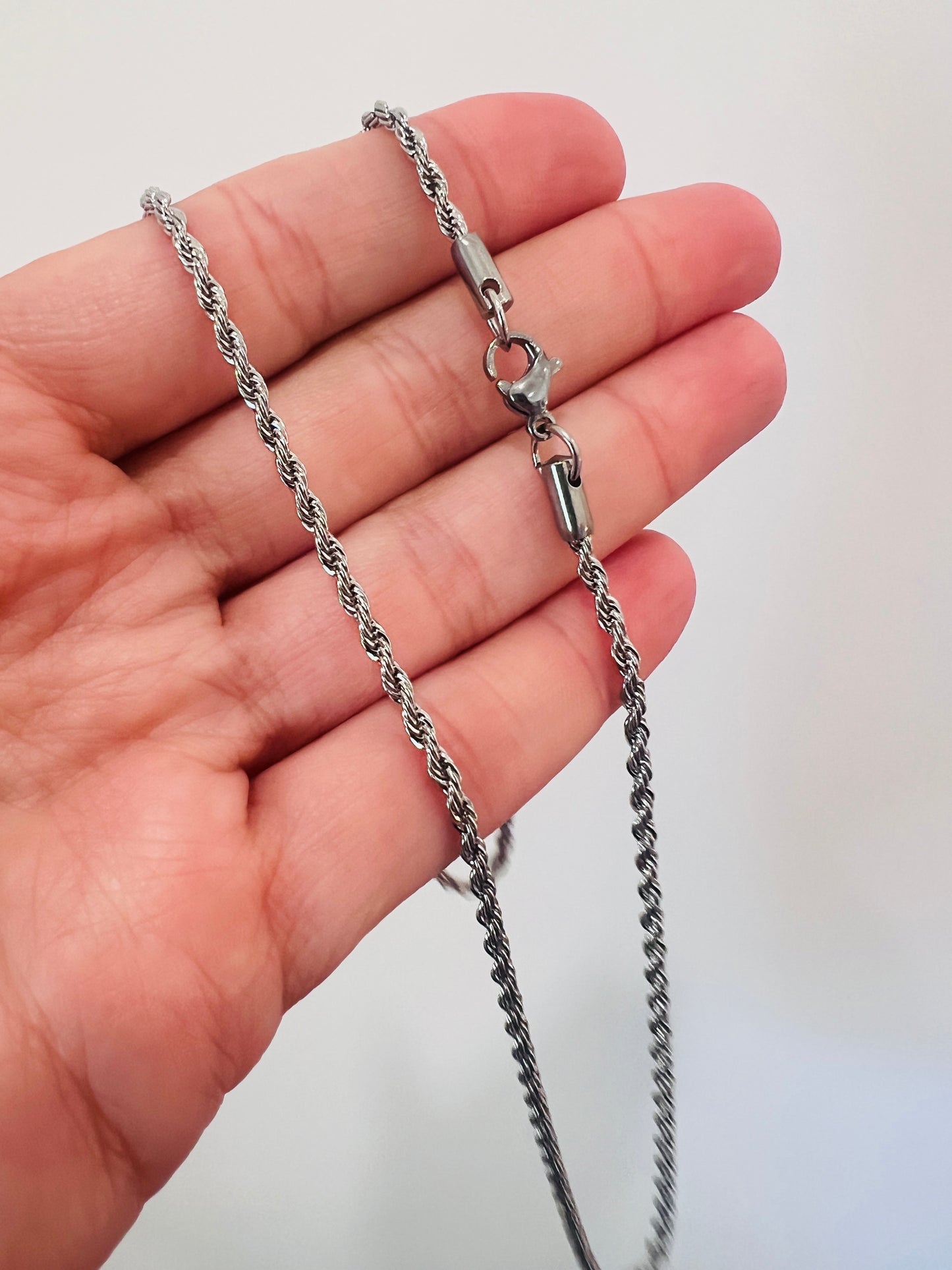 Stainless Steel 2mm Rope Chain | Layer Friendly Design
