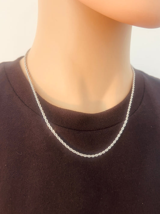 Stainless Steel 2mm Rope Chain | Layer Friendly Design
