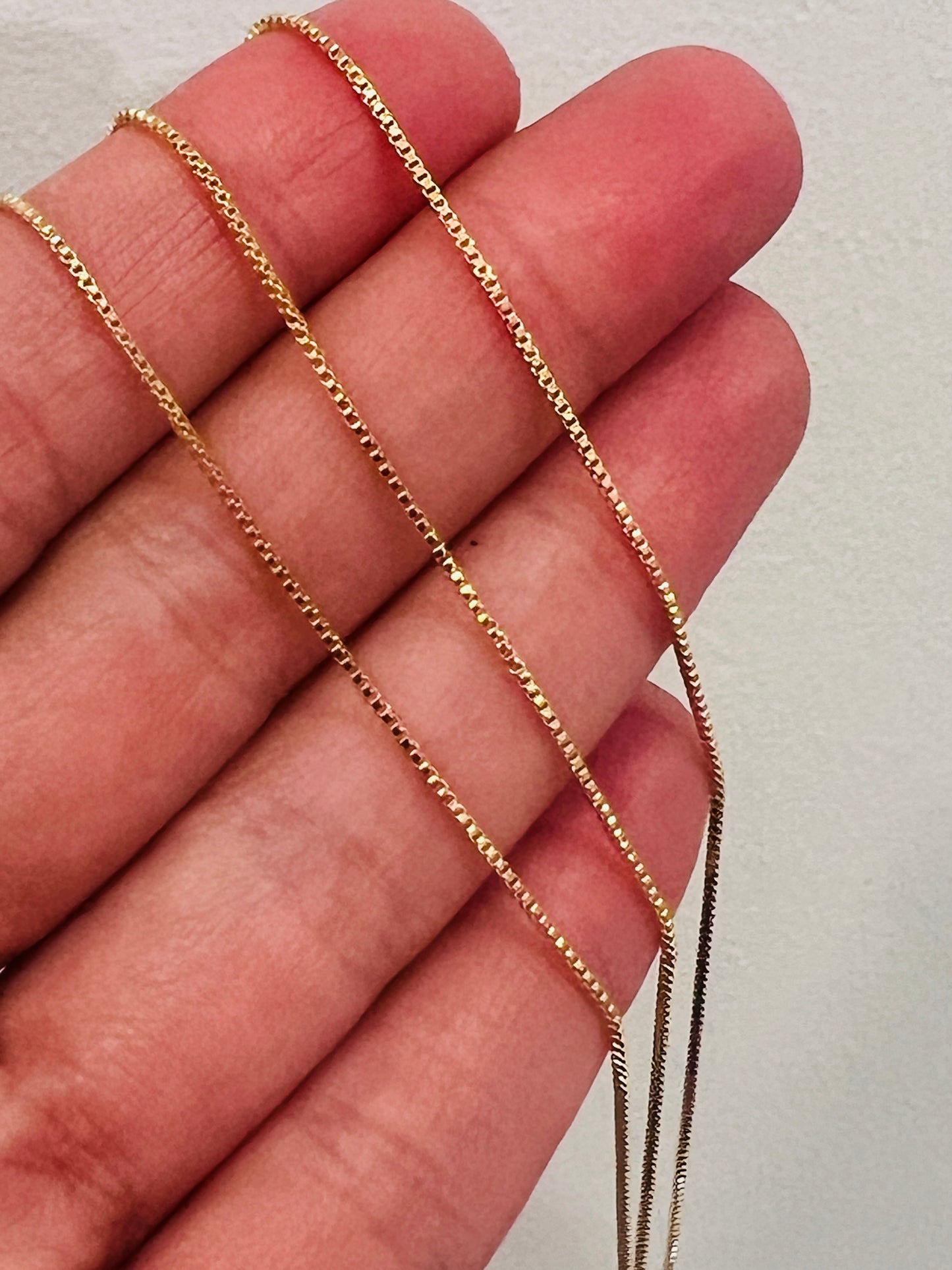 Gold Filled Triple Layered Seashell Charm Necklace