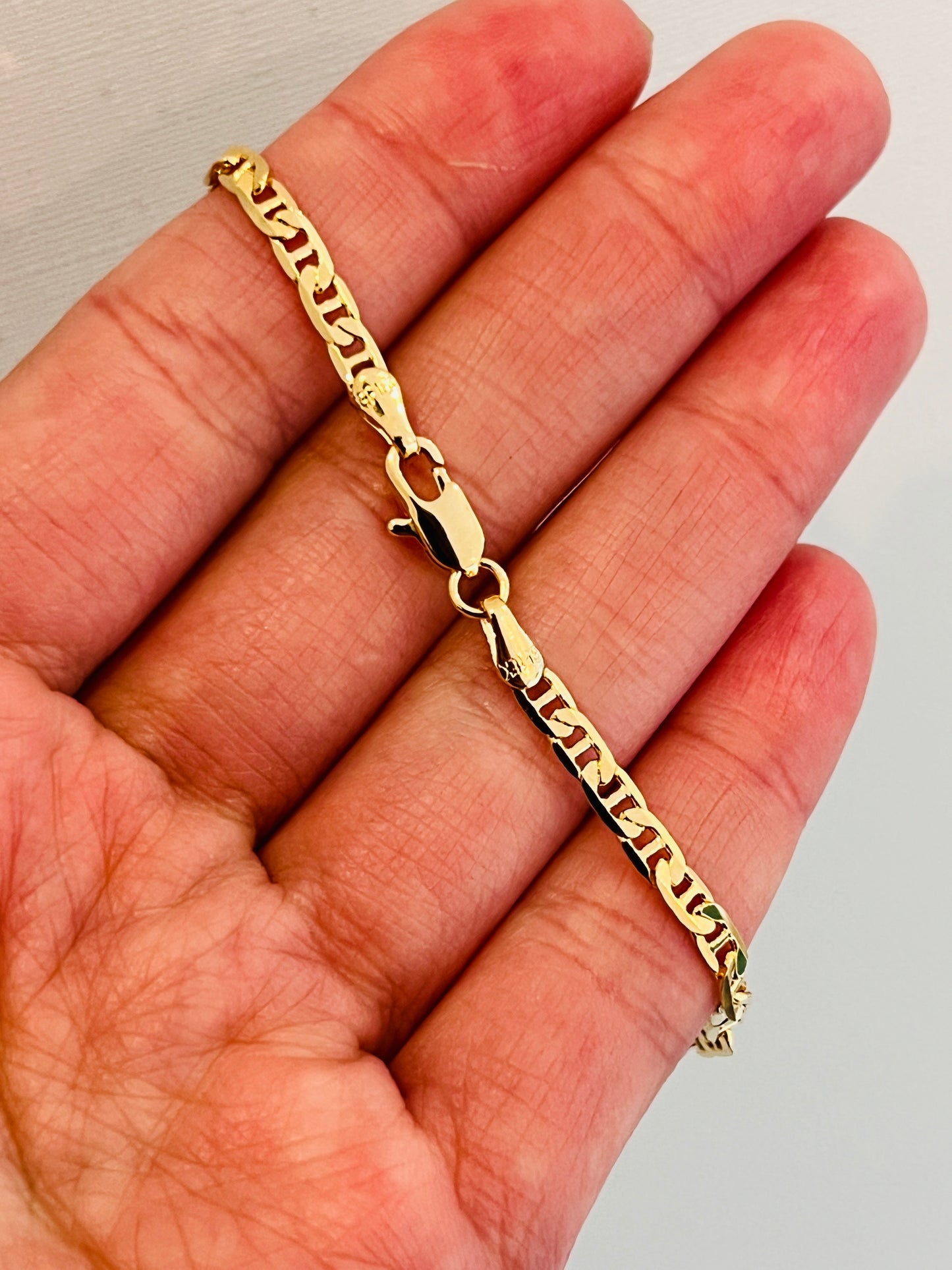 Gold Filled 2.5mm Mariner Link Bracelet | Dainty Gold Chain for Everyday Wear