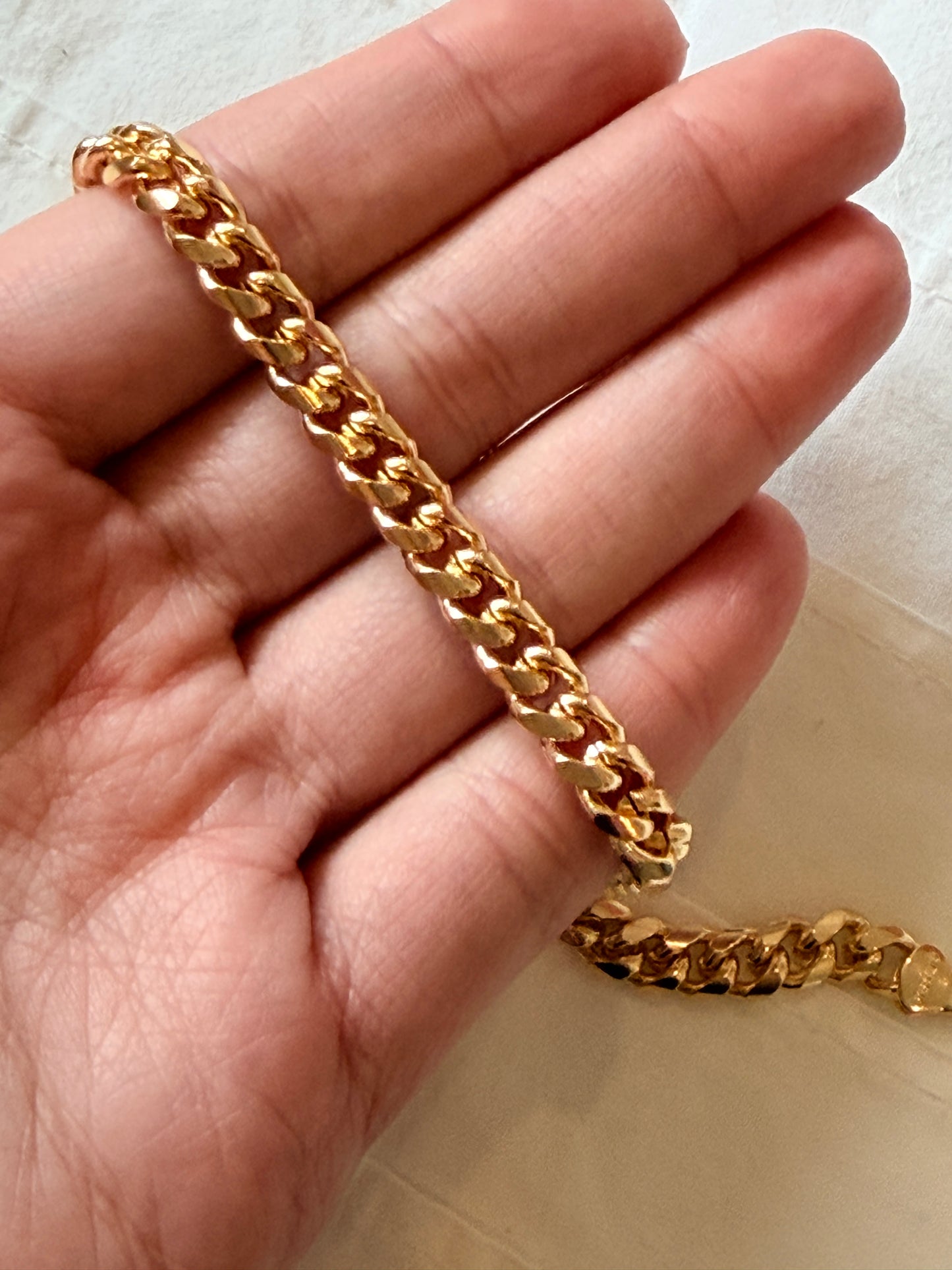 Gold Filled 6mm Curb Bracelet | Statement Piece
